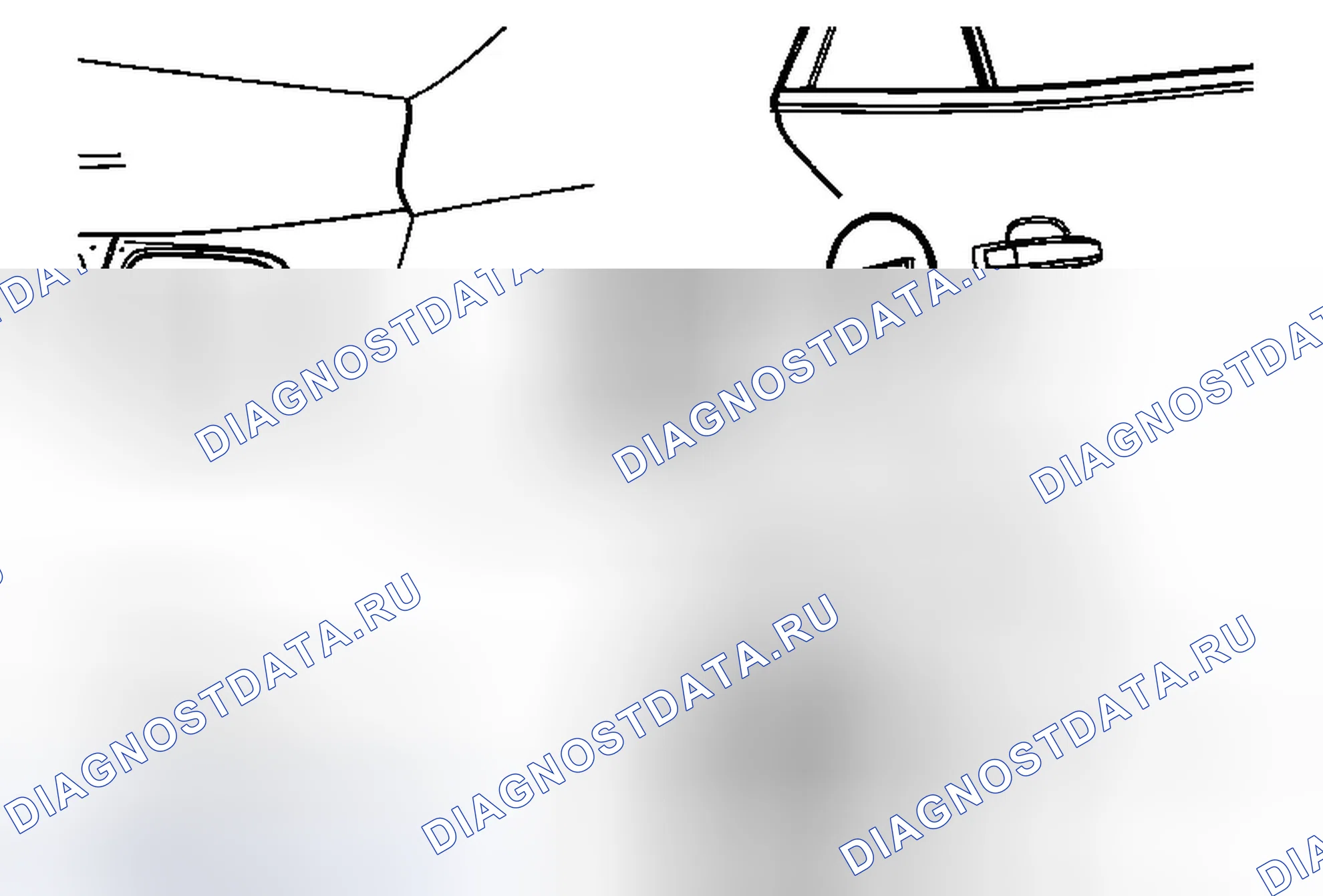 Рис. 98: Замена двери заполнителя топливного бака. Chevrolet Malibu VIII рестайлинг