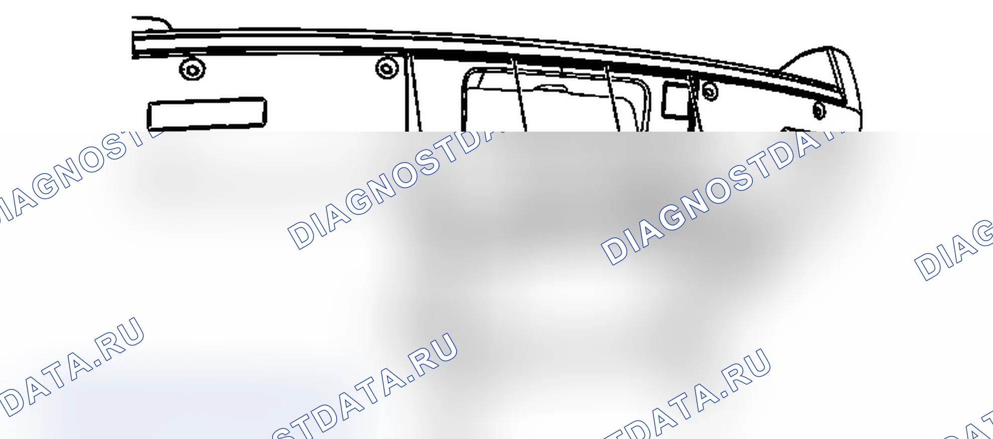 Рис. 70: Замена крышки отверстия доступа прицепа заднего бампера (Escalade, Denali). Chevrolet Suburban K2500 GMT900