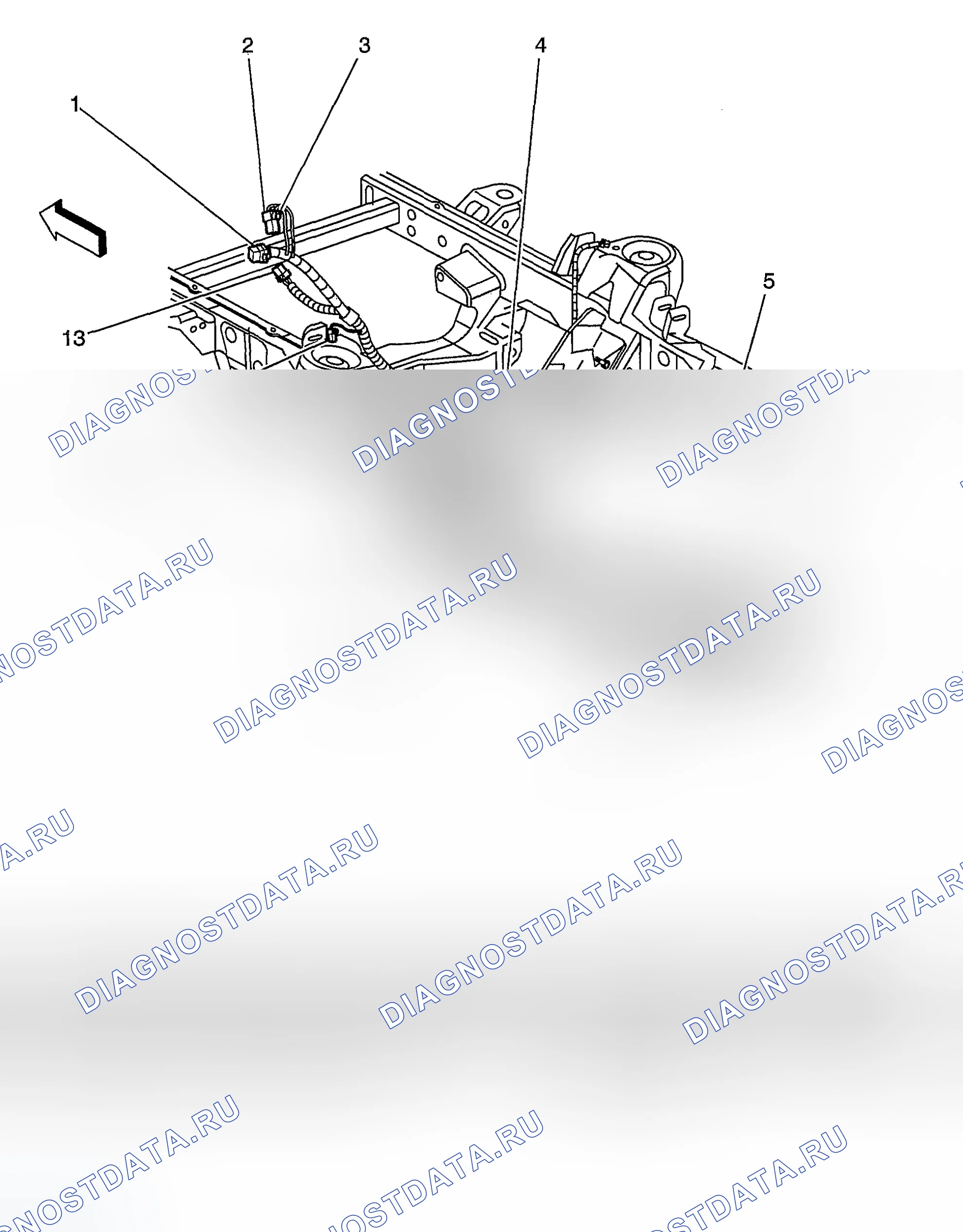 Рис. 4: Виды компонентов ABS. Chevrolet Chevy Express H2500 