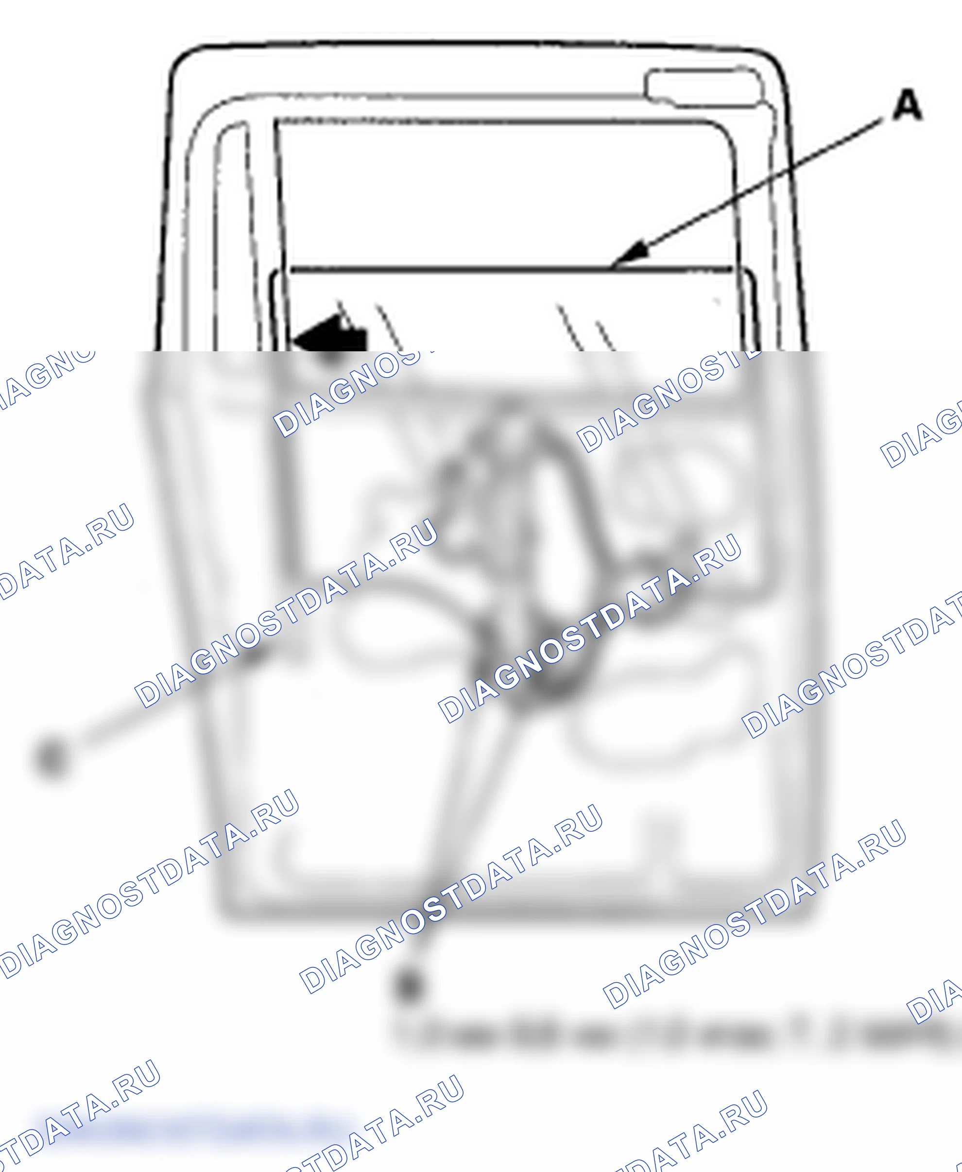 Рис. 35: Регулировка стекла раздвижной двери. Honda Odyssey IV