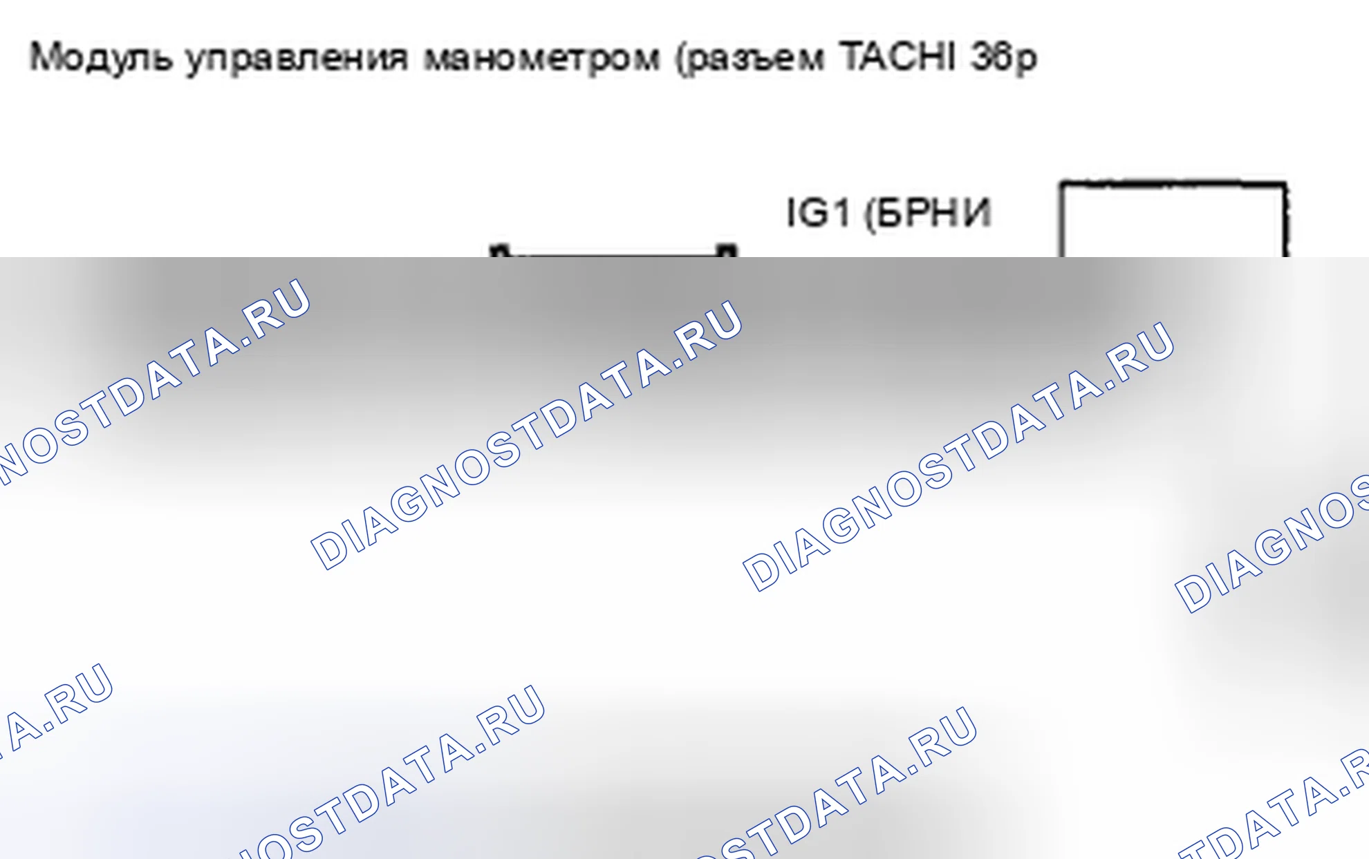 Рис. 13: Ошибка линейного ввода расшифровка кода ошибки B1036: IG1. Acura CSX I