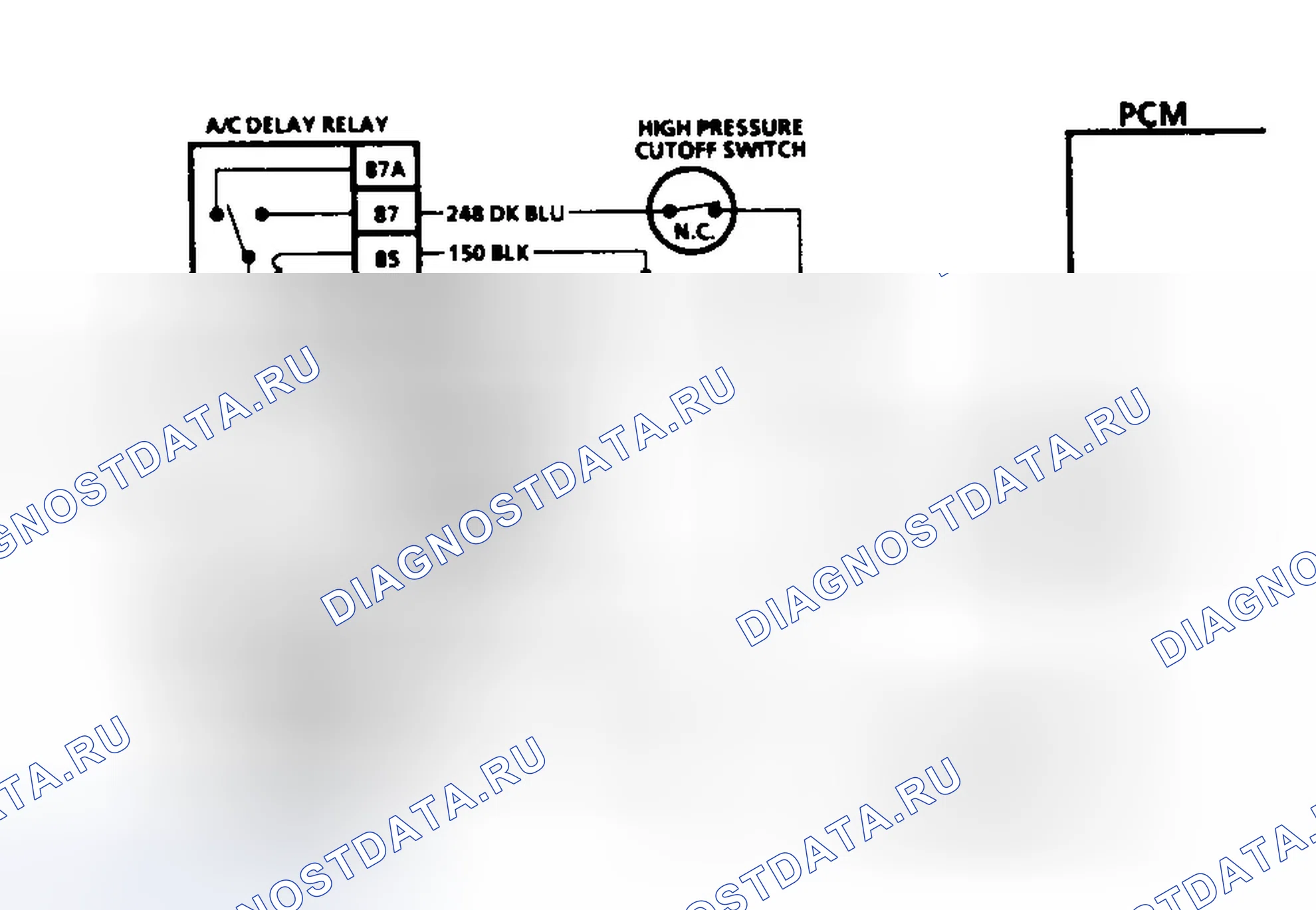 Рис. 225: Схема C-10 (4.3L (VIN W и Z) " S " и " T " серии A / T и 4.3L (VIN W) " T " серии M / T A / C Диагностика цепи сцепления компрессора. Chevrolet Caprice Impala SS 