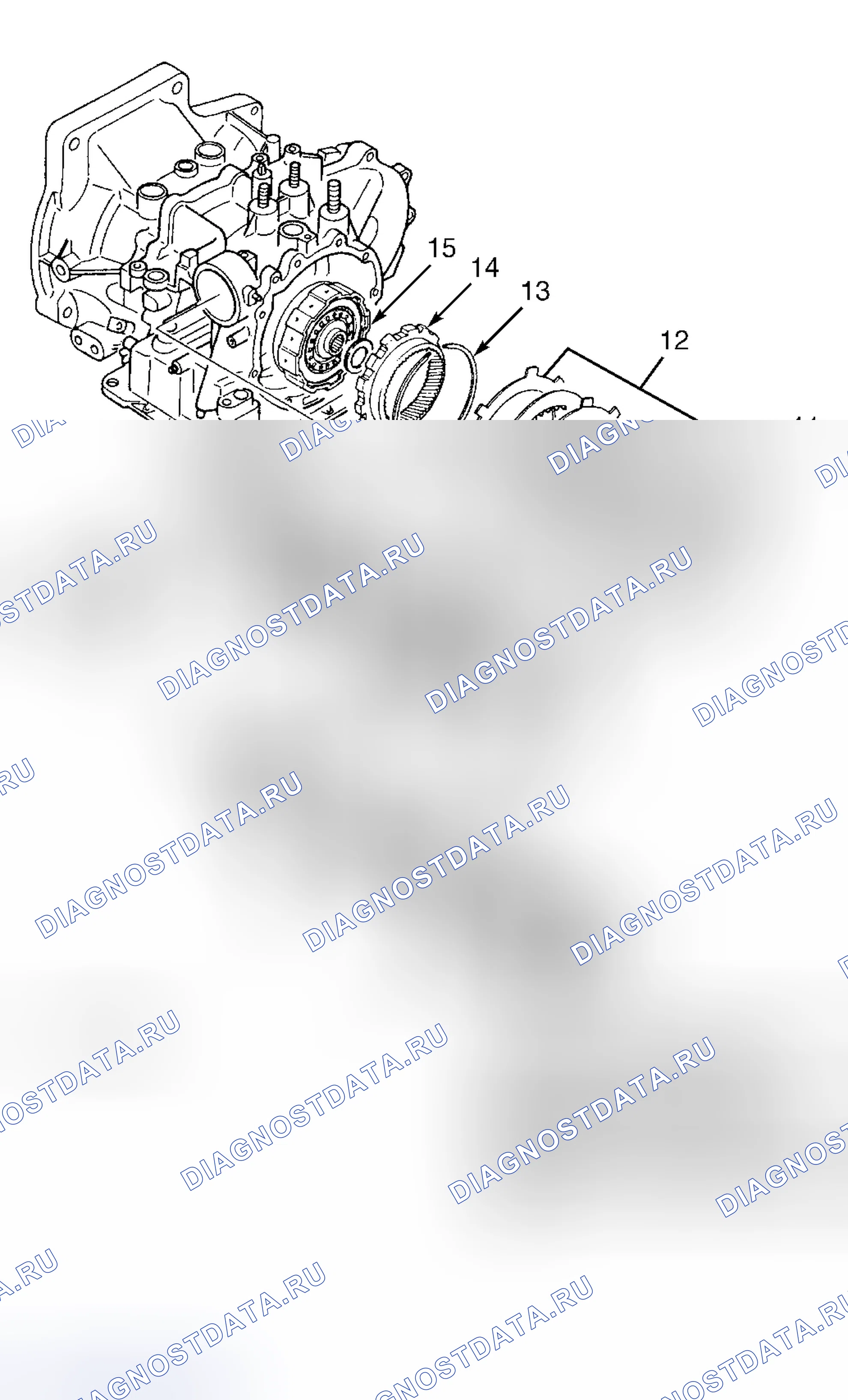 Рис. 75: РАЗБОРКА ТРАНСАКСЕЛЯ. Mazda MX-3 I