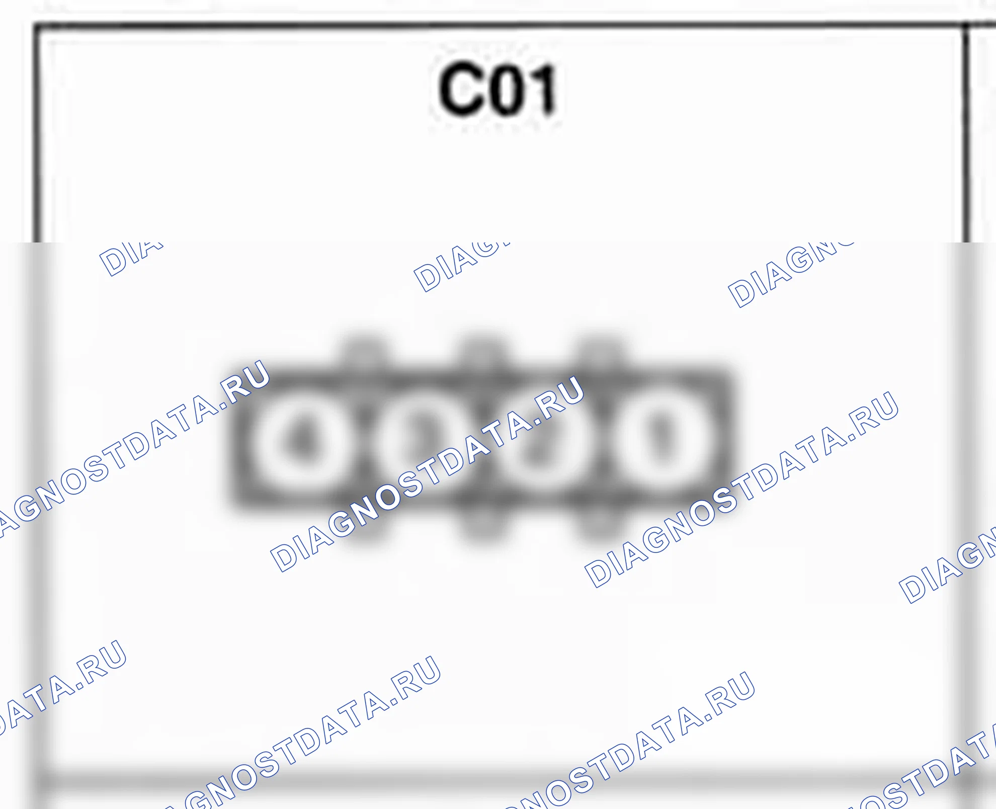 Распиновка разъёма C01 — жгута управления. Hyundai Atos MX