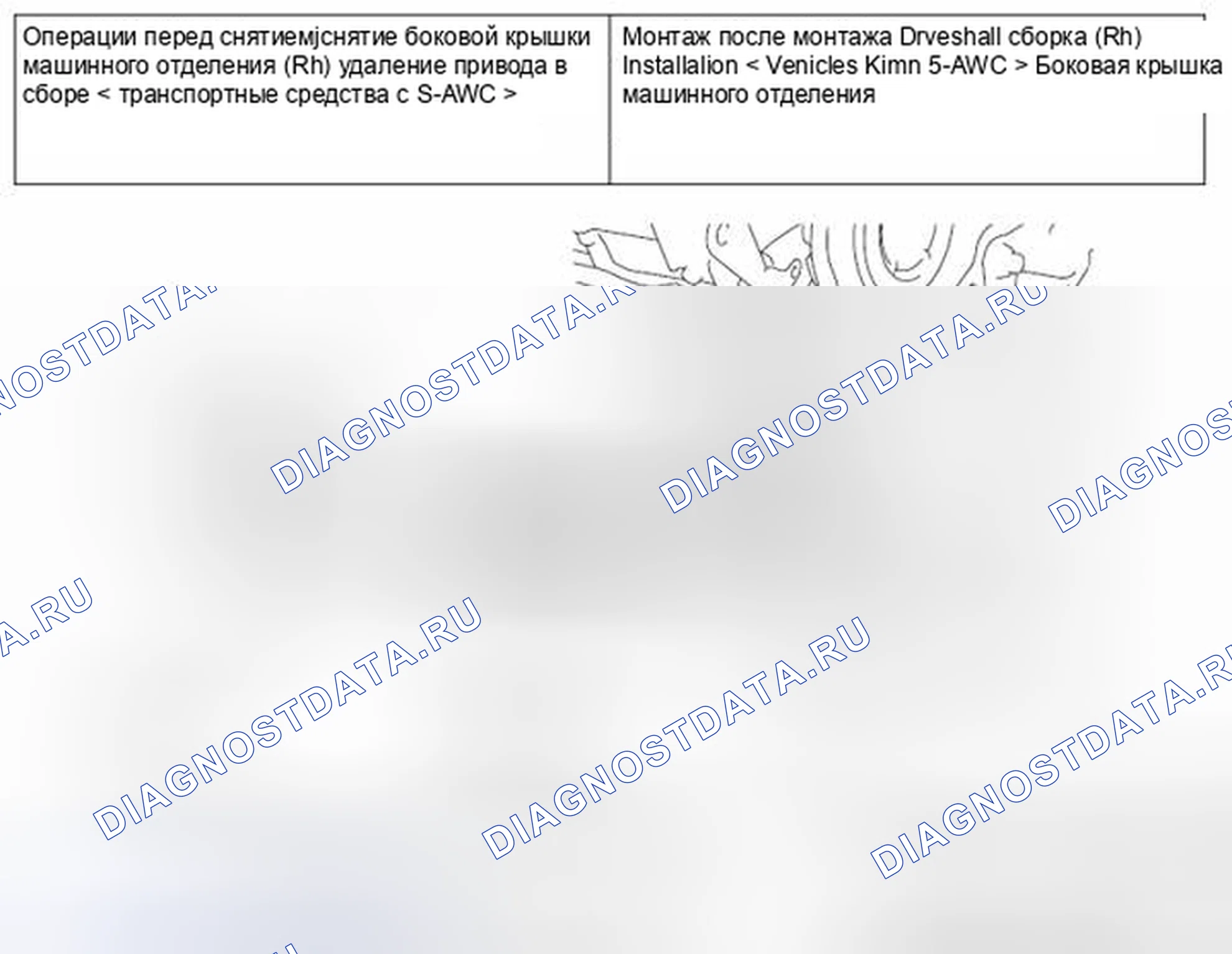 Рис. 18: ДЕМОНТАЖ И МОНТАЖ < 3.0L двигатель >. Honda e:NP1 I