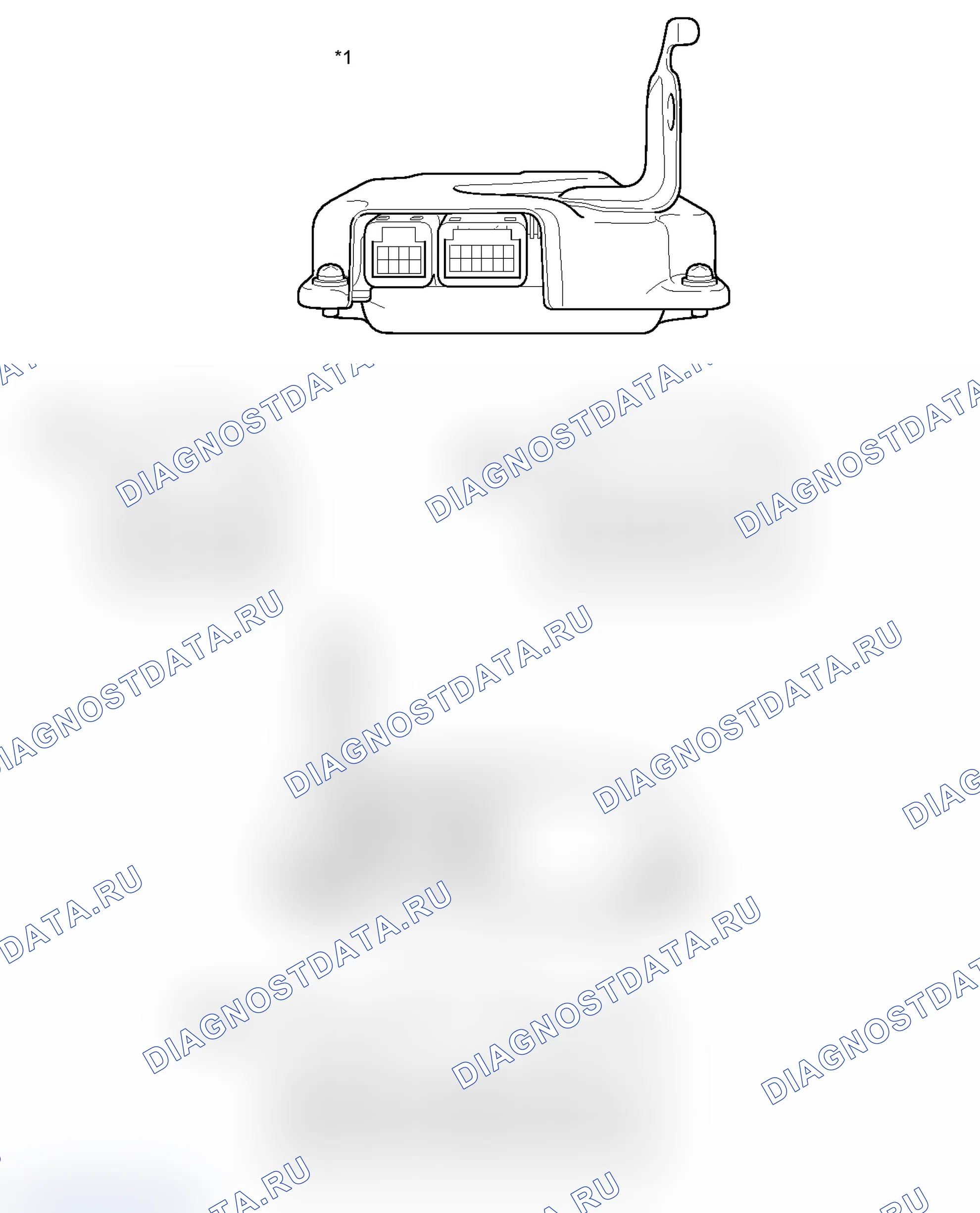 Рис. 369: КЛЕММЫ ЭБУ. Toyota Prius V I