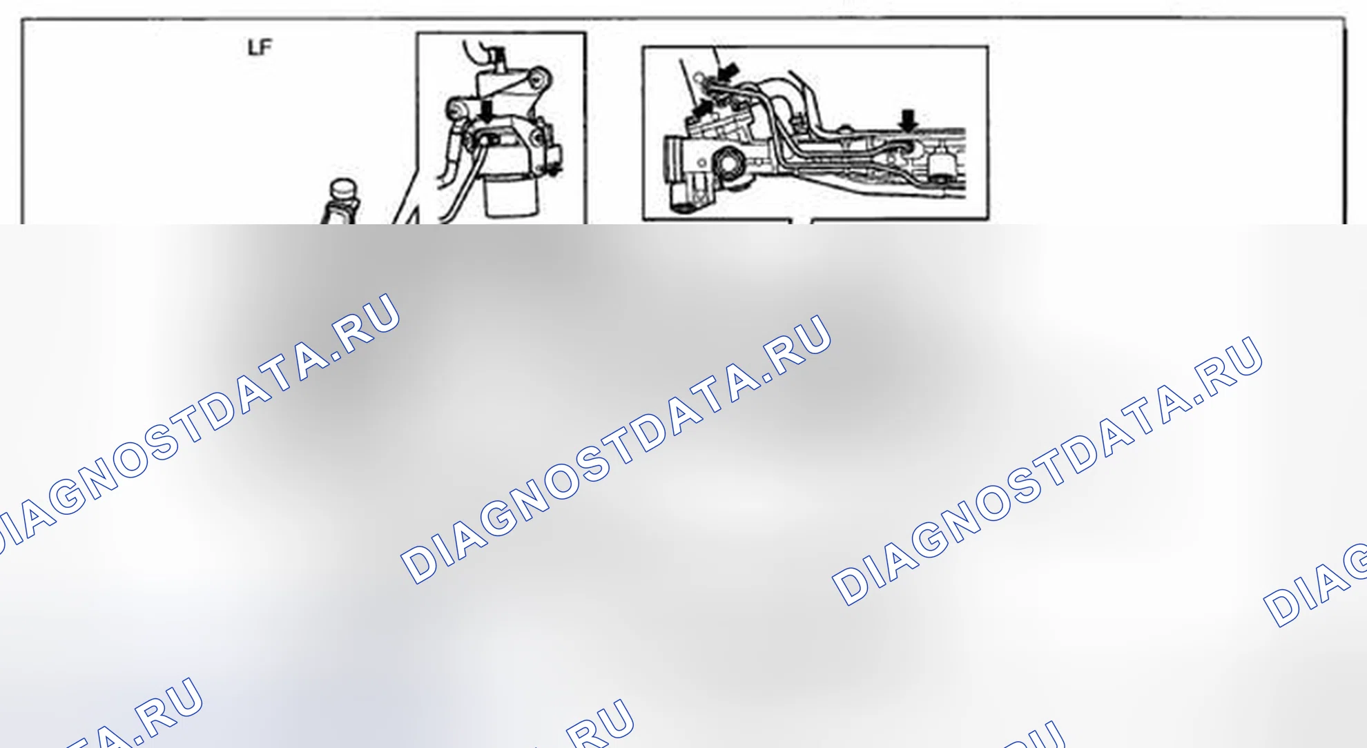 Рис. 5: Проверка утечки жидкости. Honda CR-V IV рестайлинг