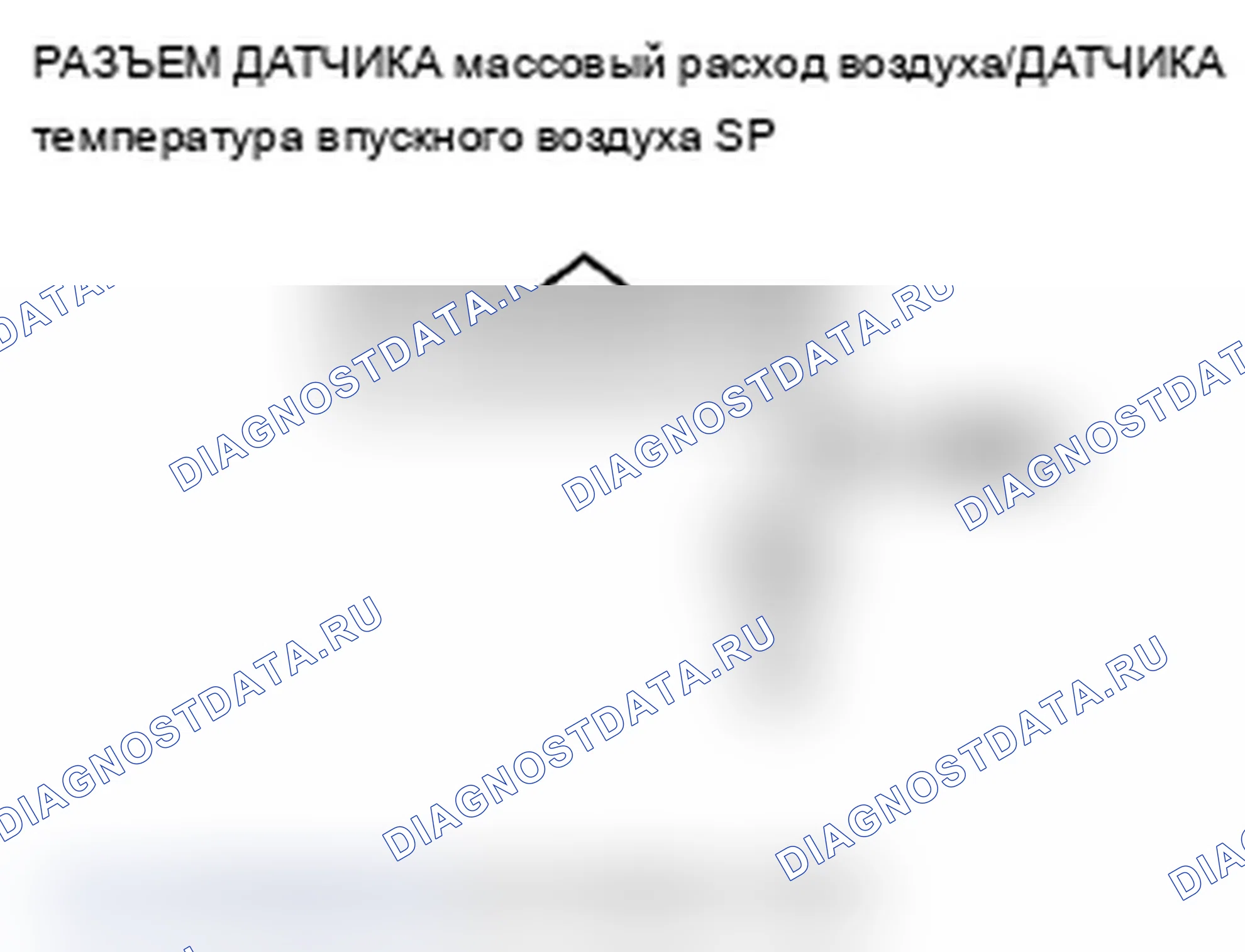 Рис. 3: P0102 расшифровка кода ошибки: низковольтная цепь датчика массовый расход воздуха. Acura RL II рестайлинг