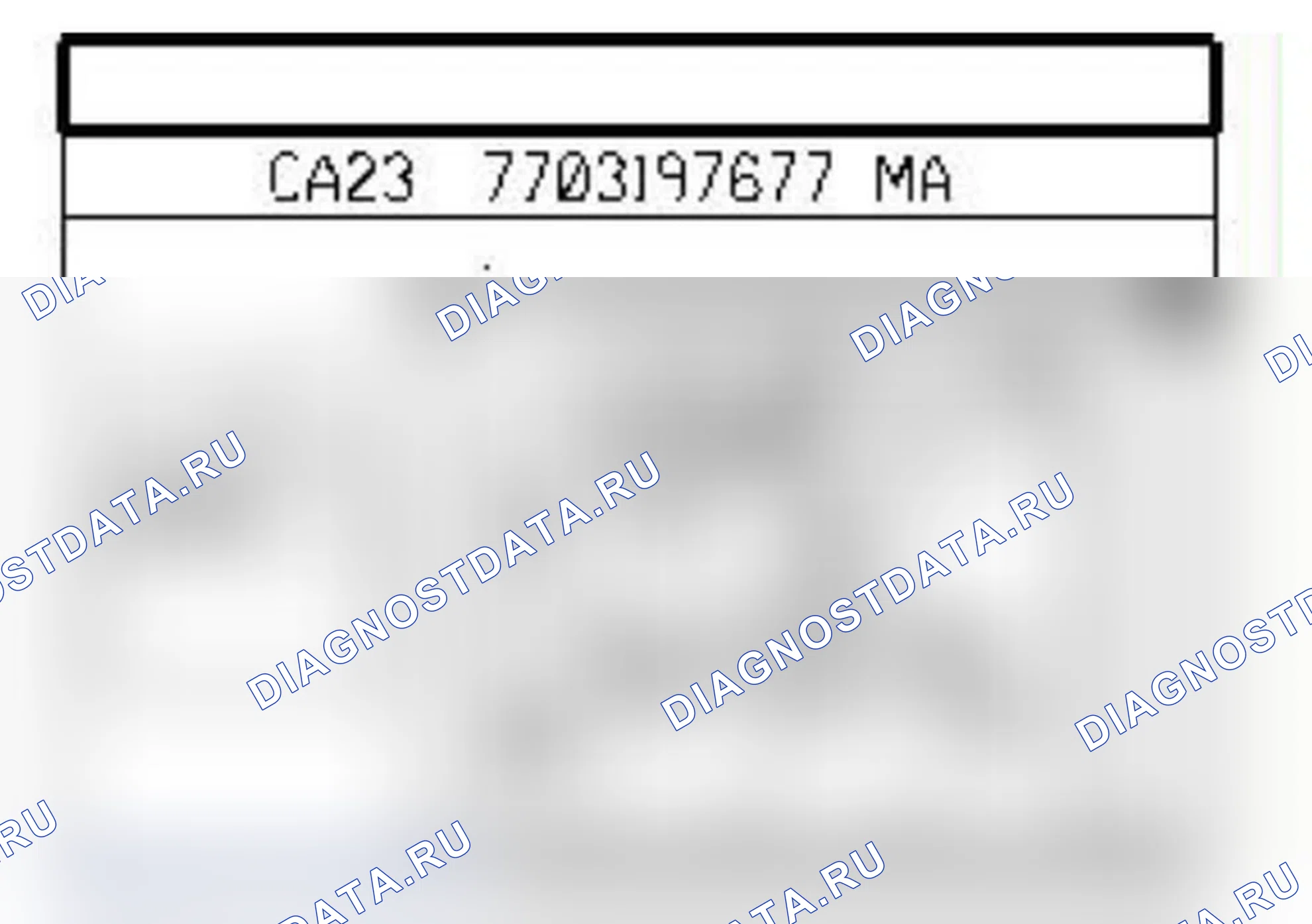 Распиновка разъёма 1440 — Выключатель системы парковки. Renault Clio III