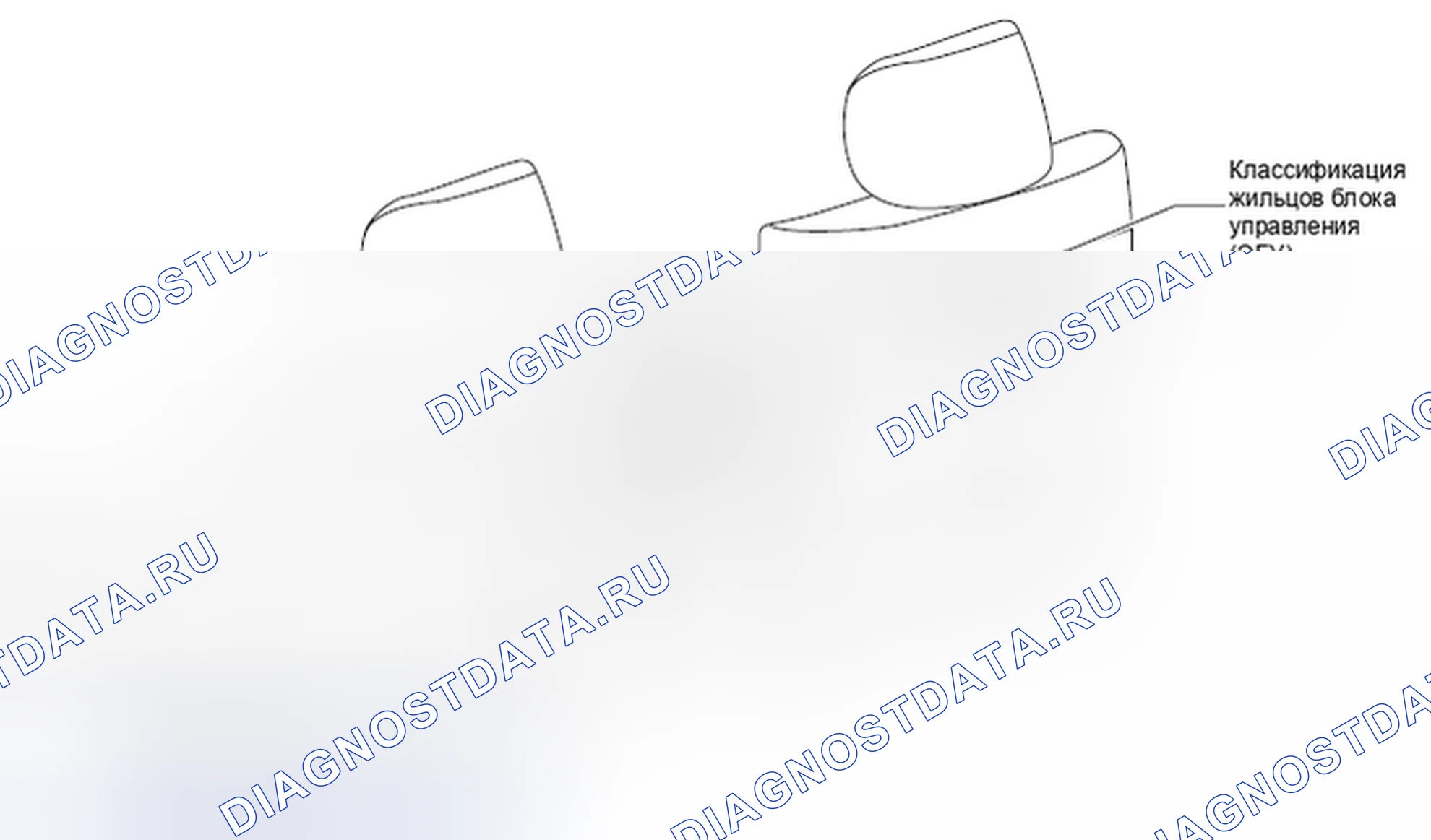 Рис. 1002: Расположение кресел ЭБУ. Toyota Camry XV40