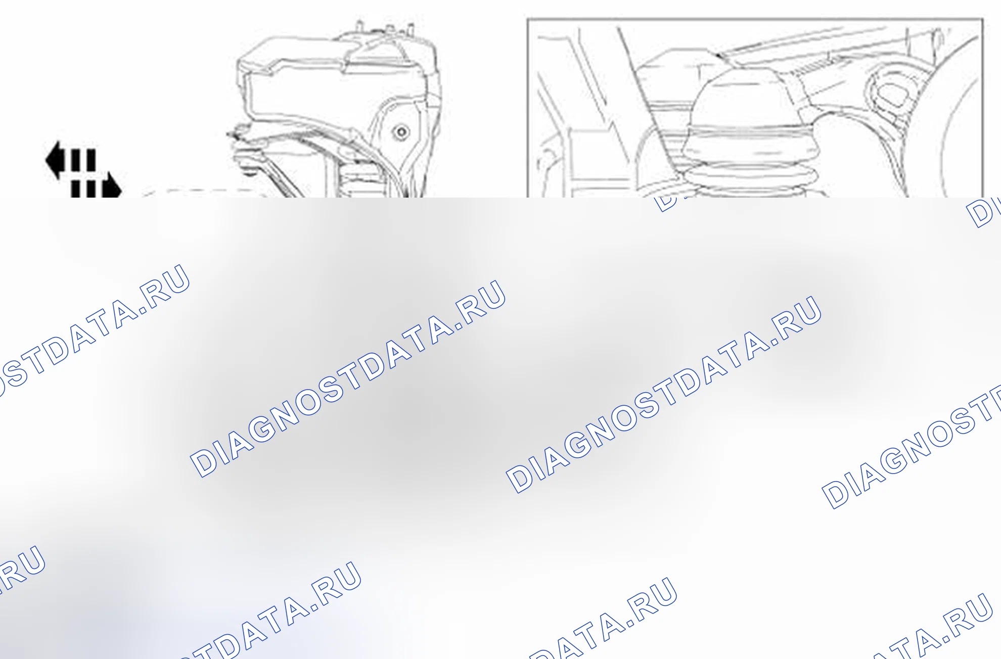 Рис. 12: Проверка шарового соединения. Hyundai Lafesta I