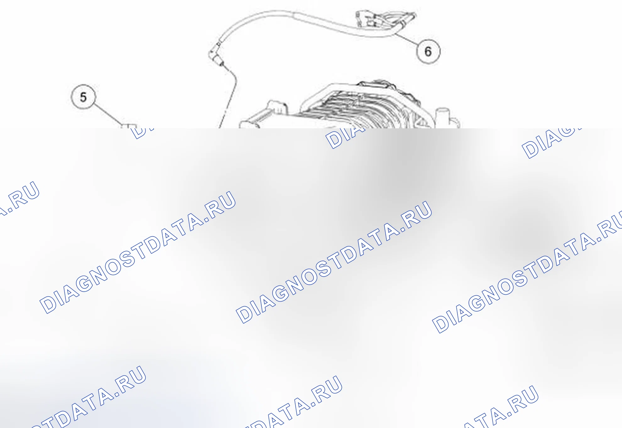 Рис. 799: Впускной коллектор в сборе (вид 1 из 3). Ford Mustang V рестайлинг 2