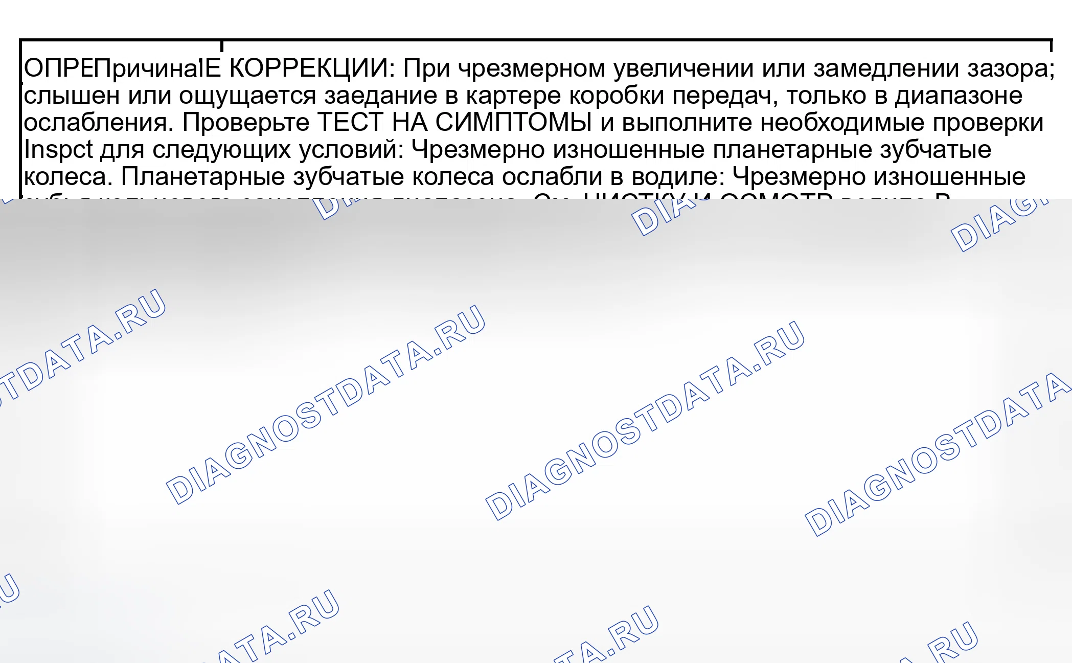 Рис. 22: Clunk раздаточной коробки в 4LO. GMC Sierra 2500 