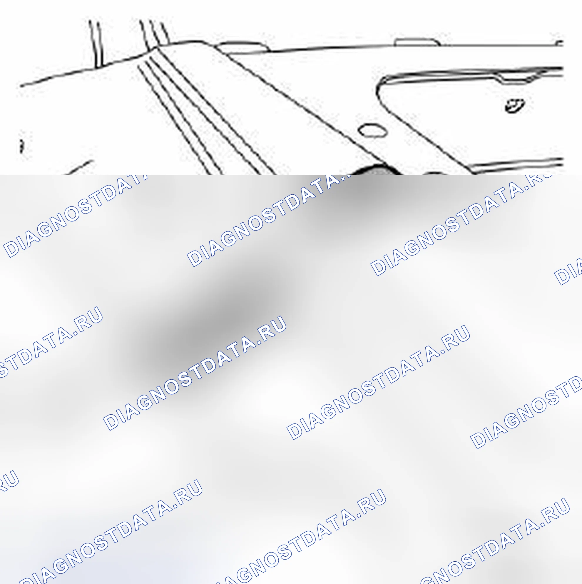 Рис. 473: Параметры верхней рамы ветрового стекла. Kia Optima II