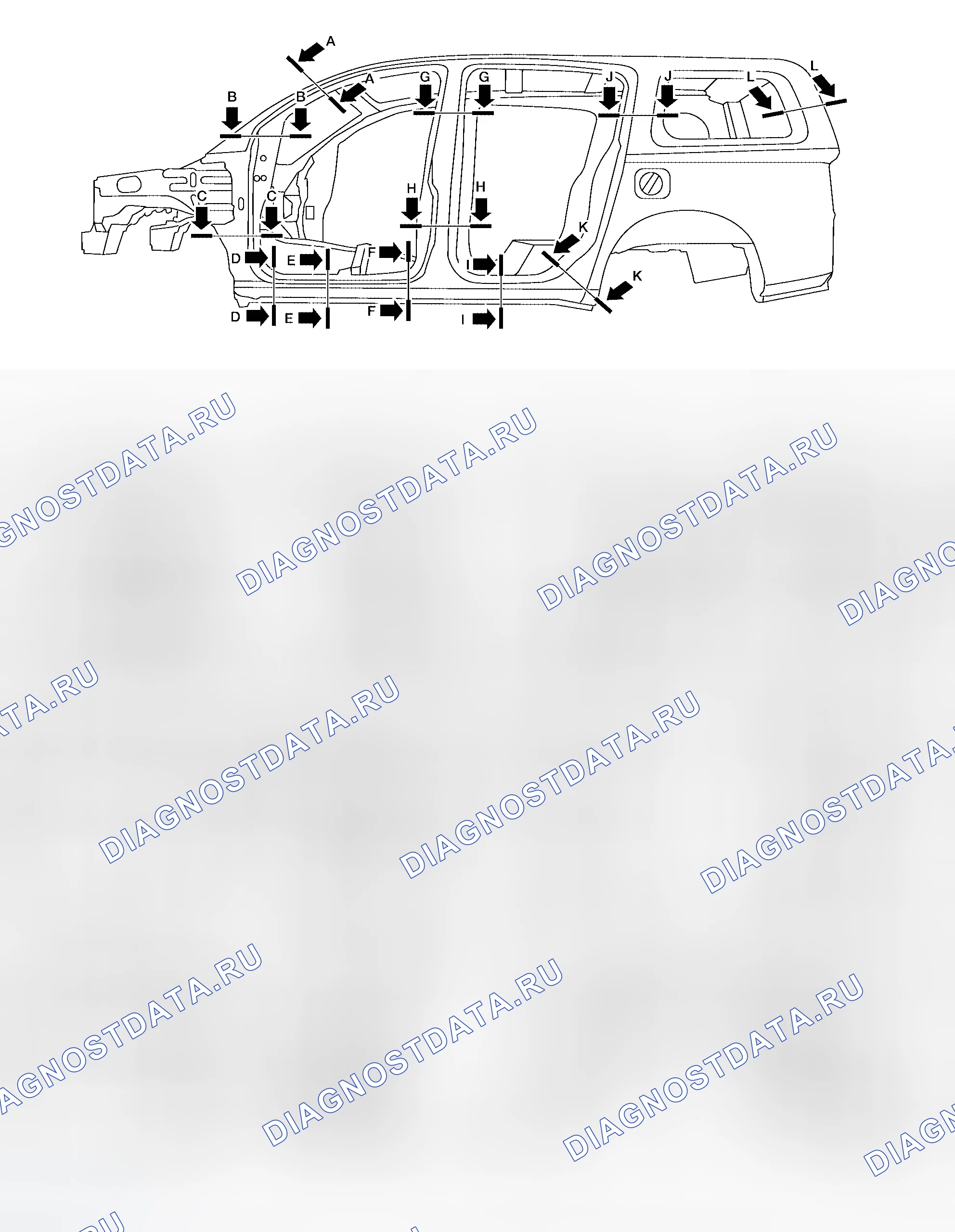 Рис. 20: КОНСТРУКЦИЯ КУЗОВА. Infiniti QX56 I