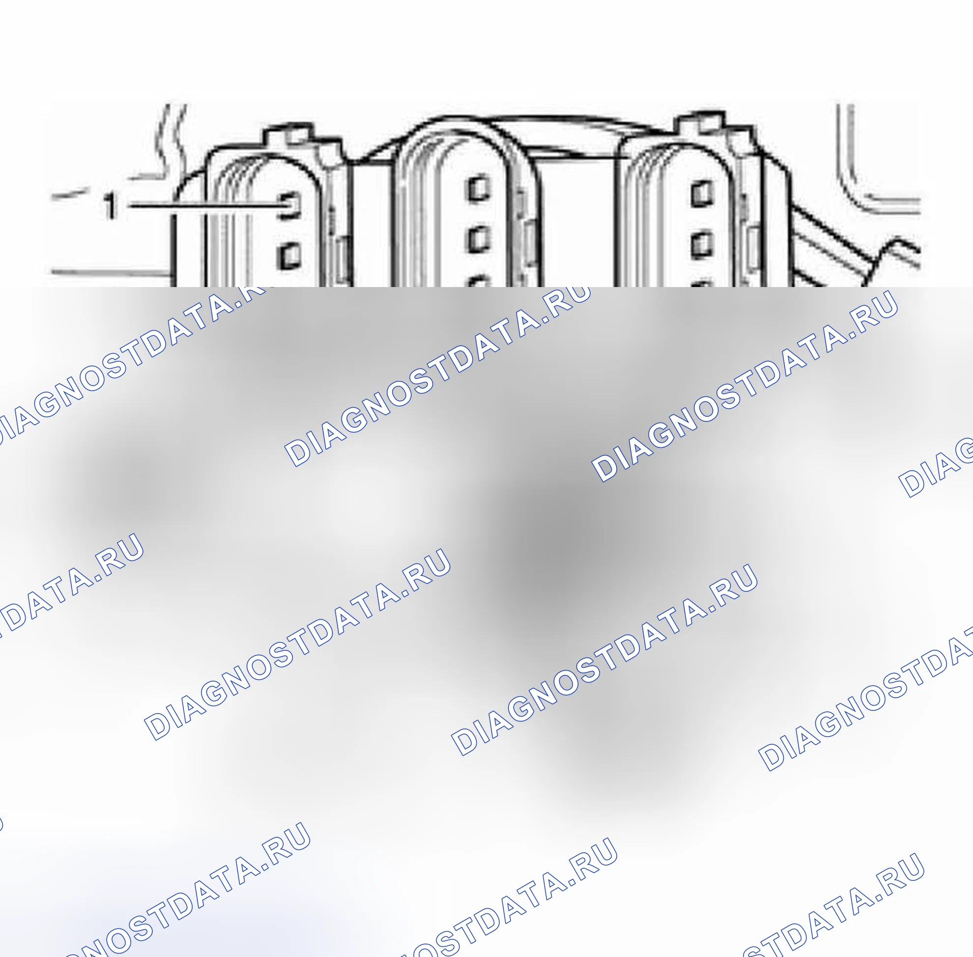 Рис. 2: Проверка сопротивлений и электропроводки. Volkswagen Golf Mk4