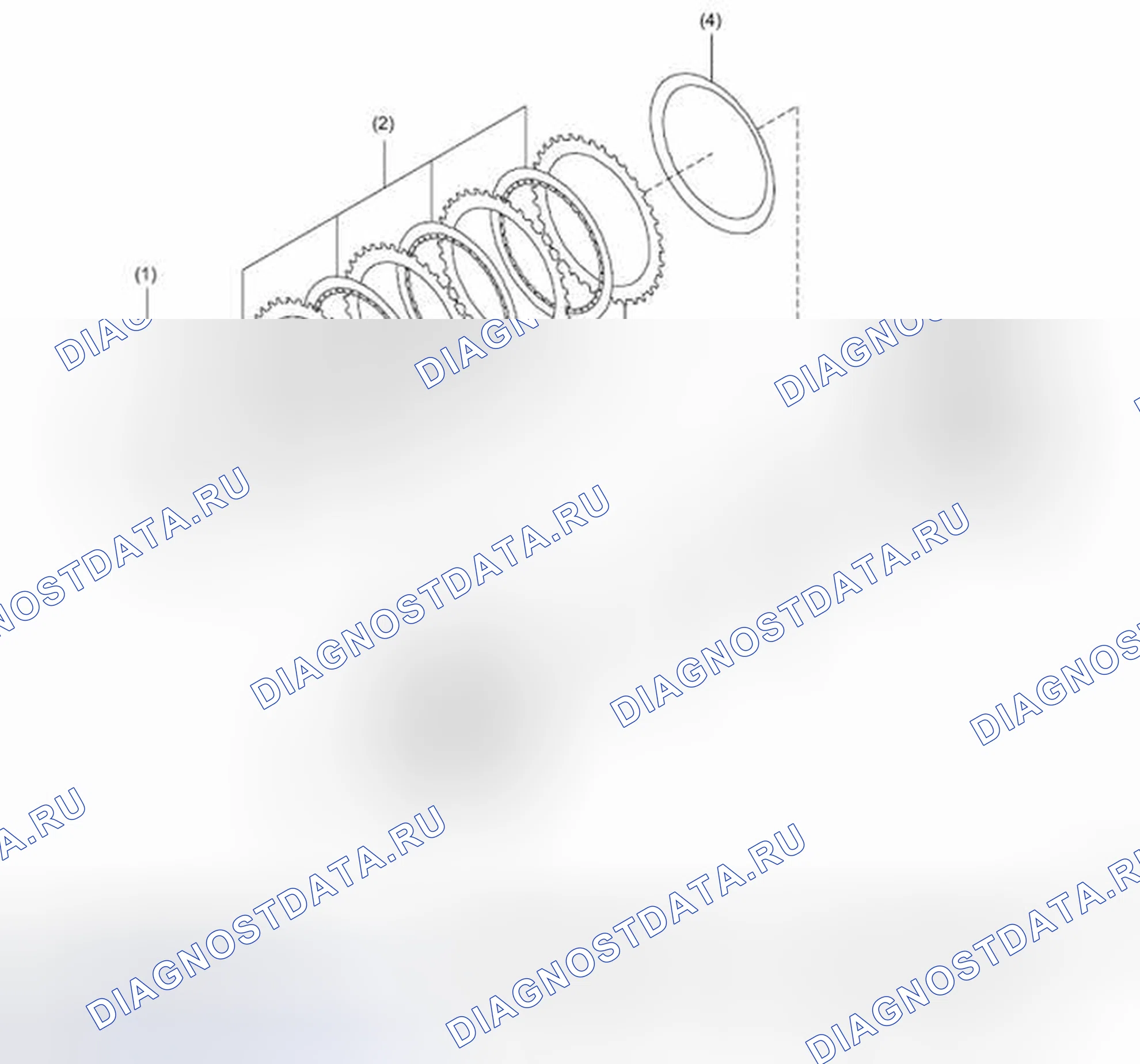 Рис. 248: КОМПОНЕНТ. Subaru Tribeca WX рестайлинг