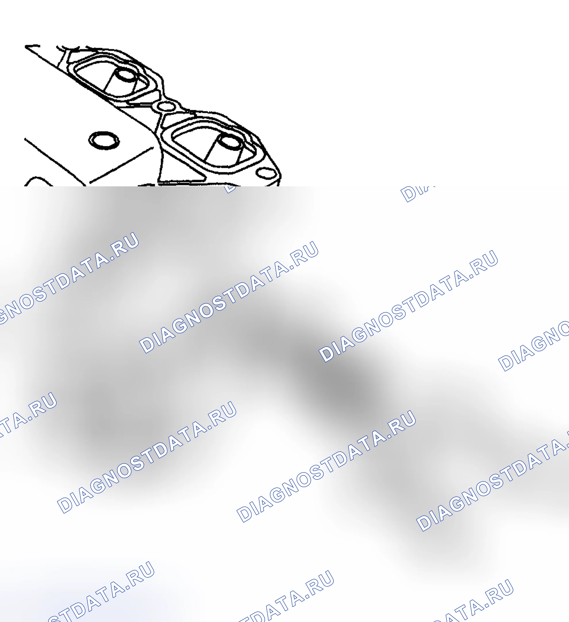 Рис. 1271: Сборка впускного коллектора. Hyundai Terracan I