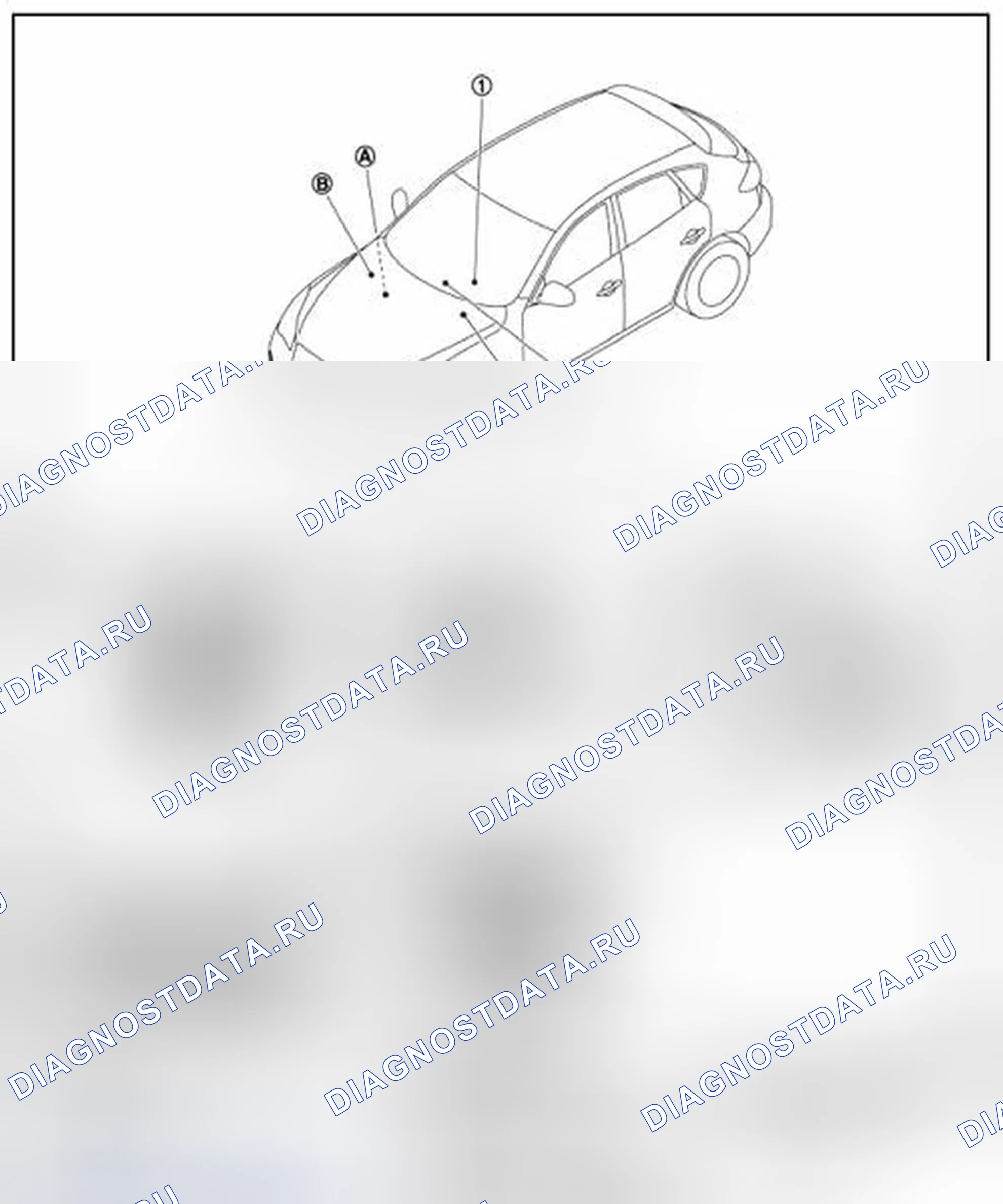 Рис. 4: Расположение компонентов. Infiniti QX50 I