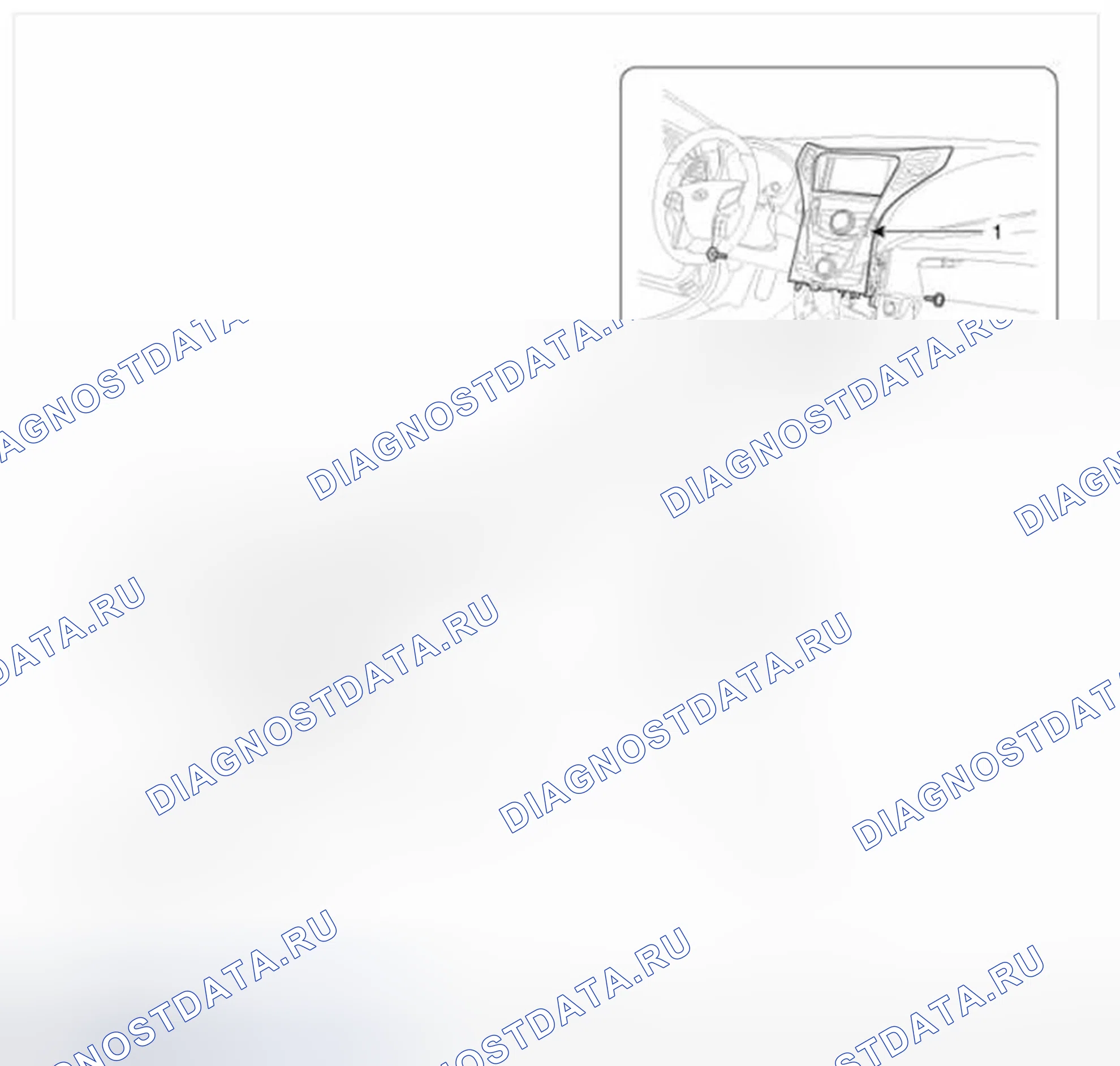 Рис. 9: Расположение компонентов. Hyundai Azera II