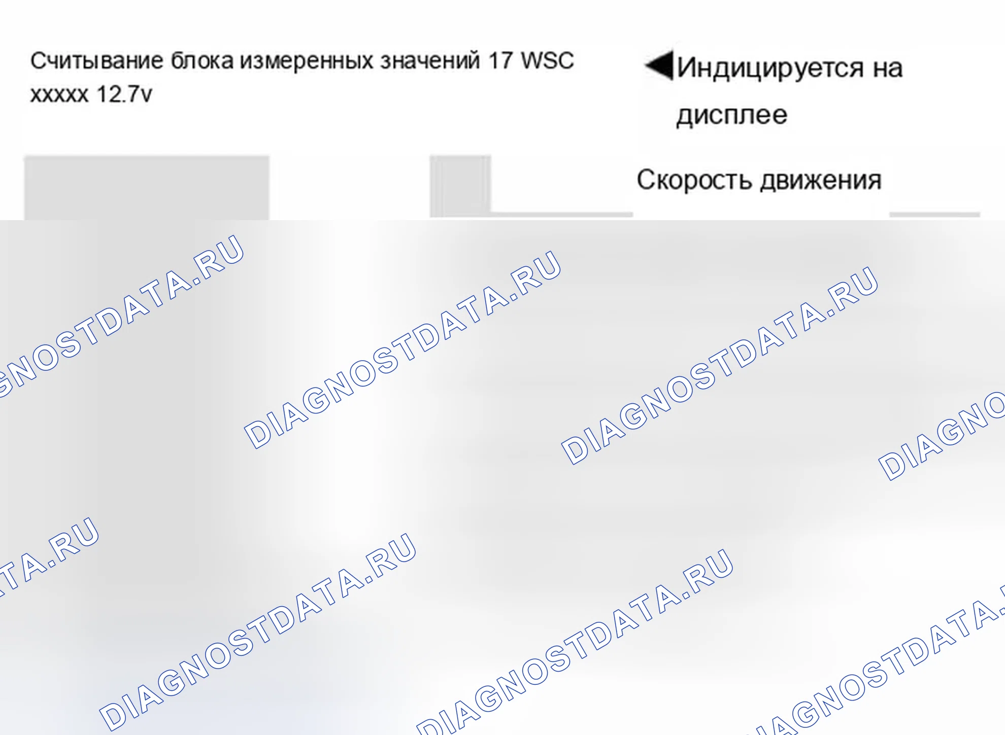Рис. 543: Блок измеряемых величин 017. Audi A8 D2