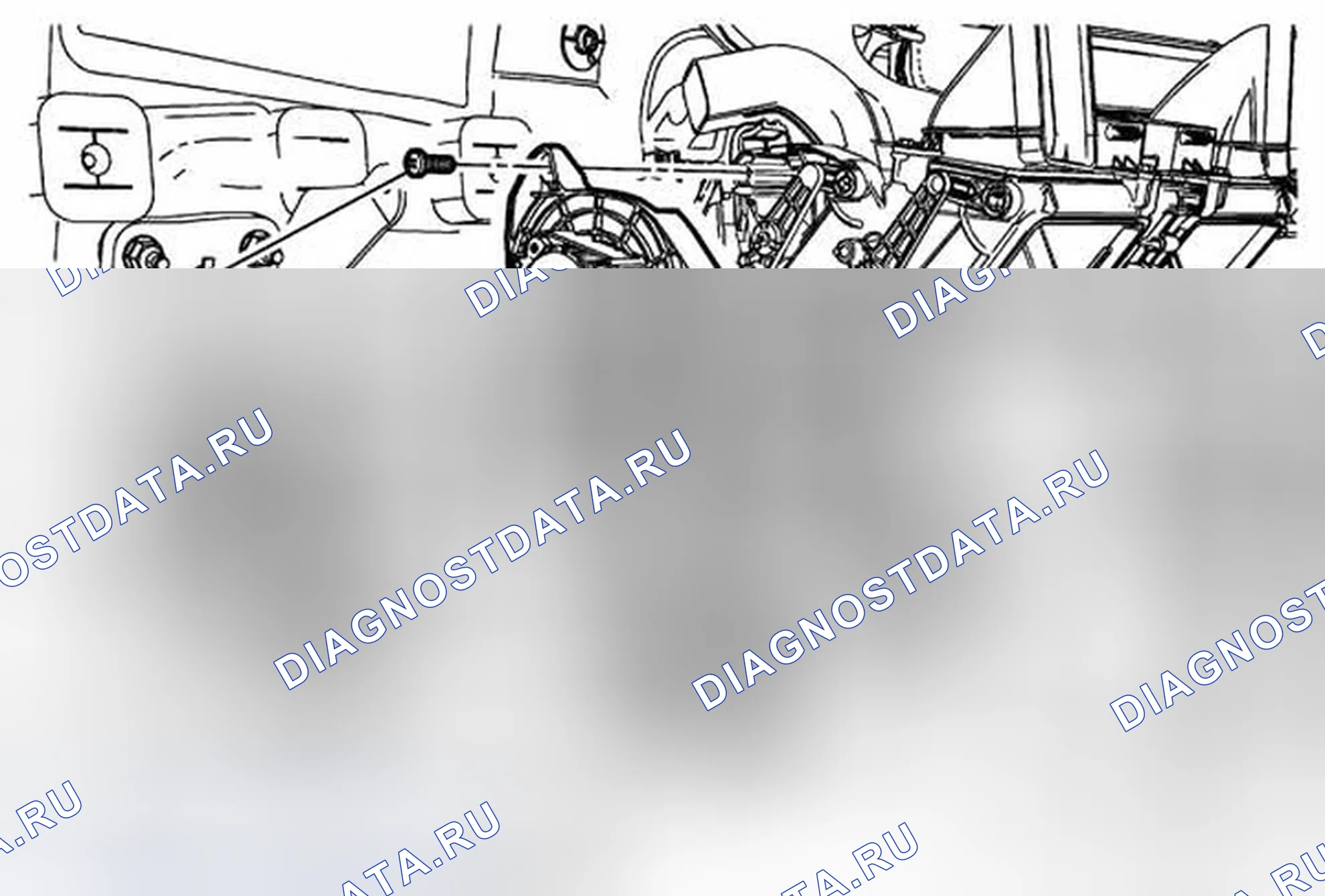 Рис. 93: Замена крышки кулачка управления режимом. Cadillac ATS I