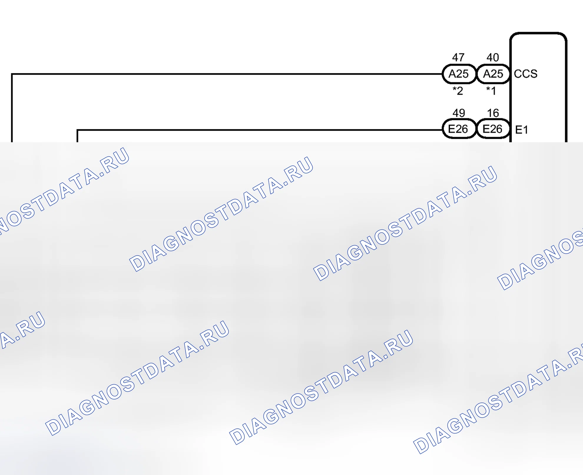 Рис. 15: электросхема. Toyota Camry XV50