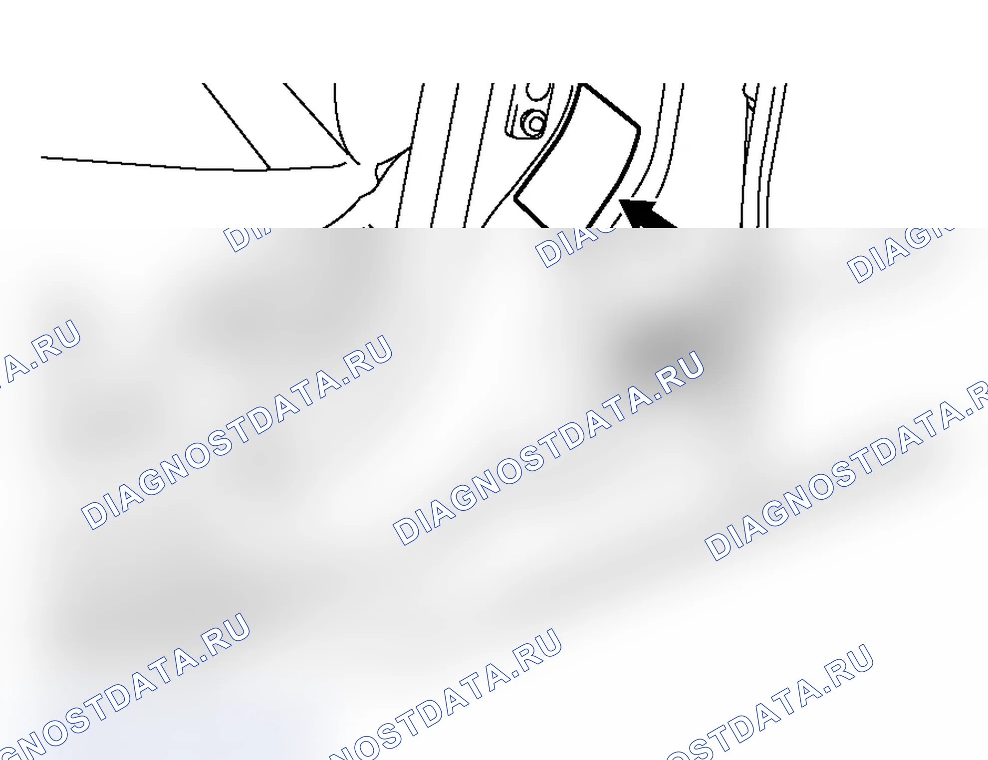 Рис. 90: ТРАНСПАРАНТ С ИНФОРМАЦИЕЙ О ШИНАХ И ПОГРУЗКЕ. Mitsubishi Lancer Evolution IX