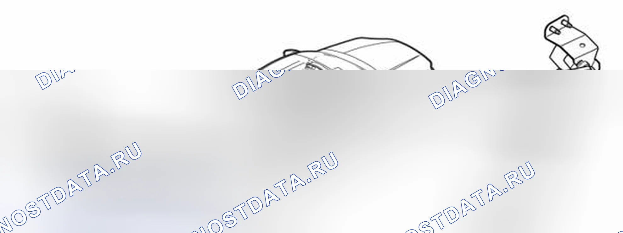 Рис. 492: ДАТЧИК ПОЛОЖЕНИЯ, ВЫРАВНИВАНИЕ ФАРЫ. Volvo S80 II рестайлинг