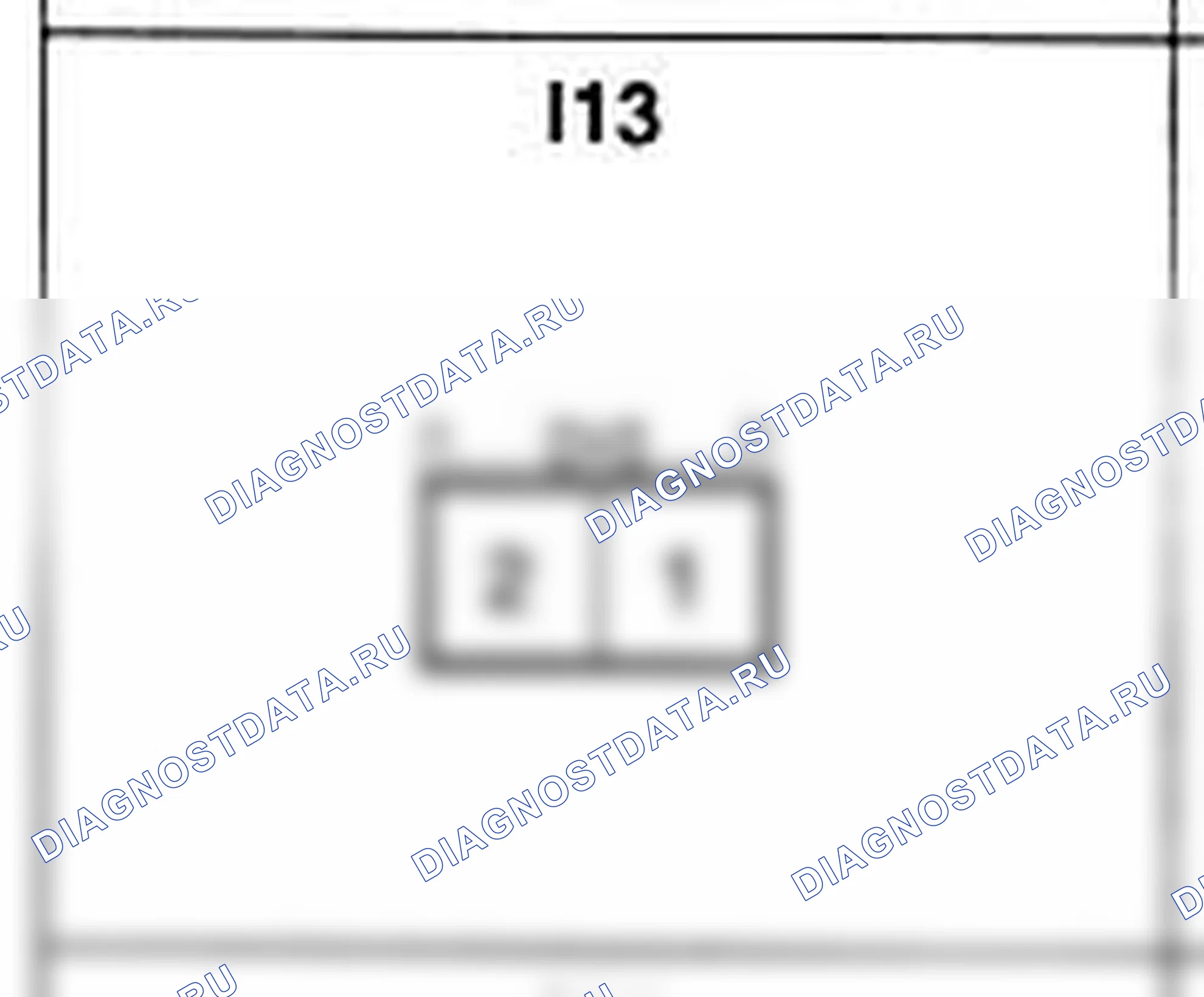 Распиновка разъёма I13 — жгута панели приборов. Hyundai Accent LC