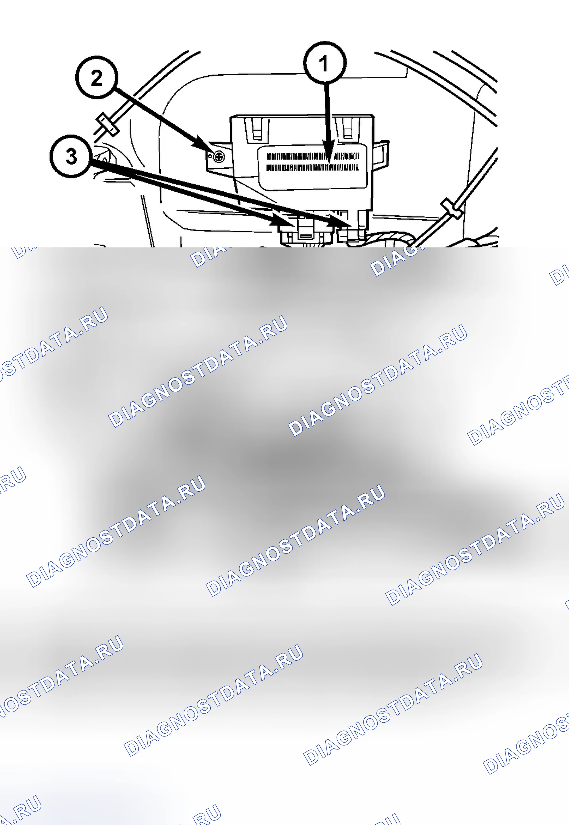 Рис. 30: ОПИСАНИЕ замков дверей и противоугонной системы. Dodge Grand Caravan IV