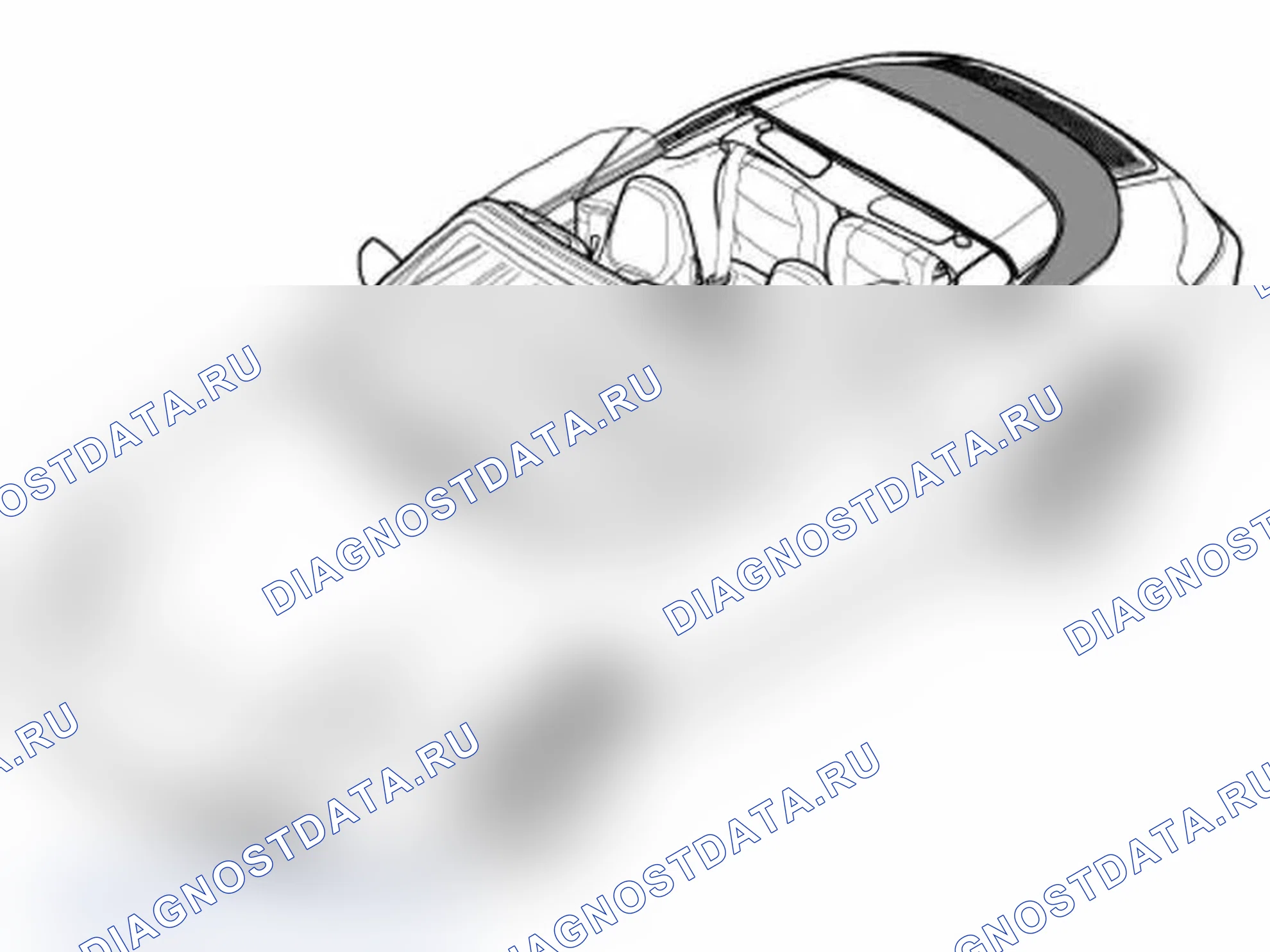 Рис. 144: Снятие и установка крышки отсека с откидной крышкой - Carrera кабриолет. Porsche 911 Carrera 4S 996 рестайлинг