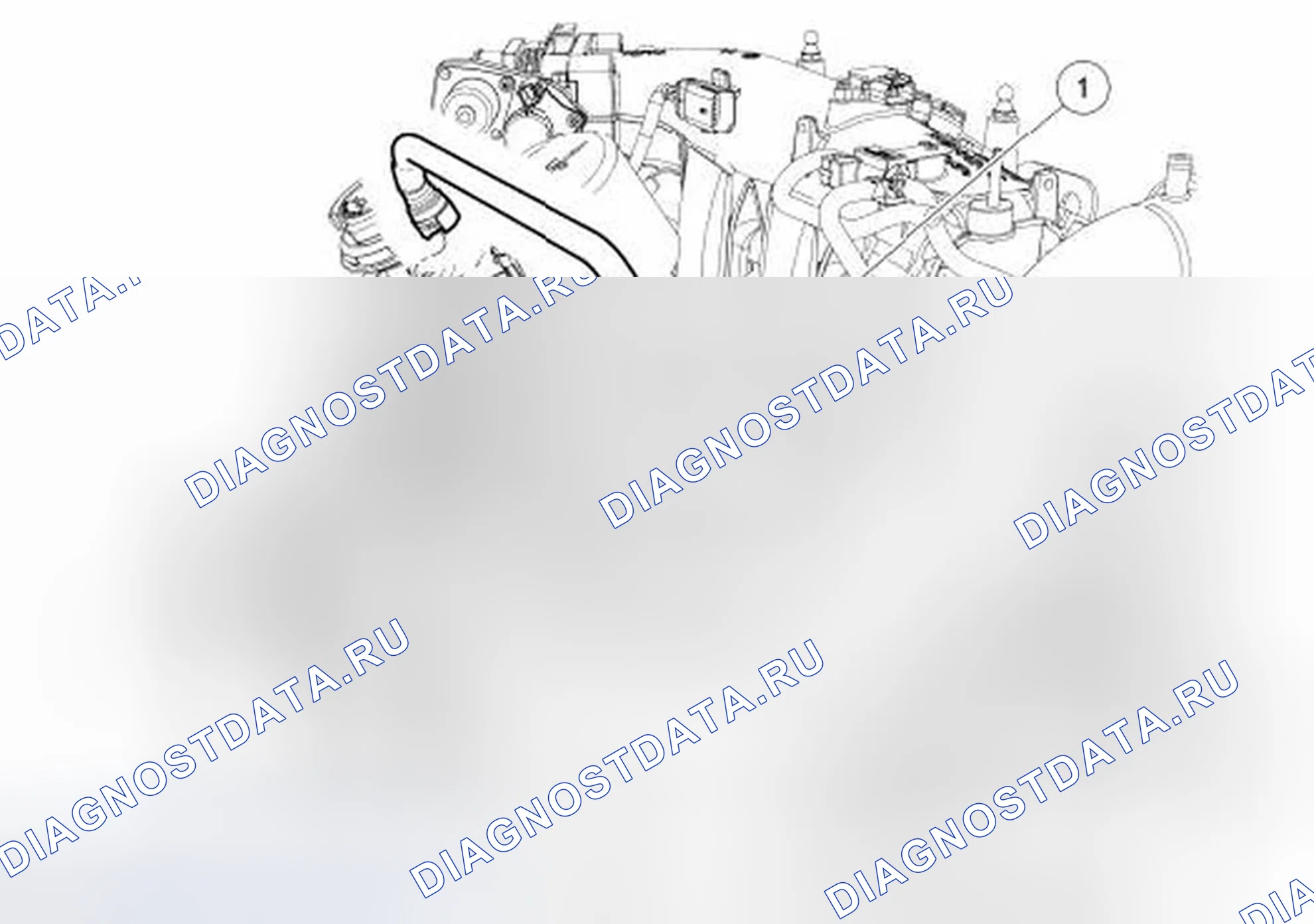 Рис. 14: Вентилятор охлаждения и кожух (Вид 2 из 3). Ford Taurus VI