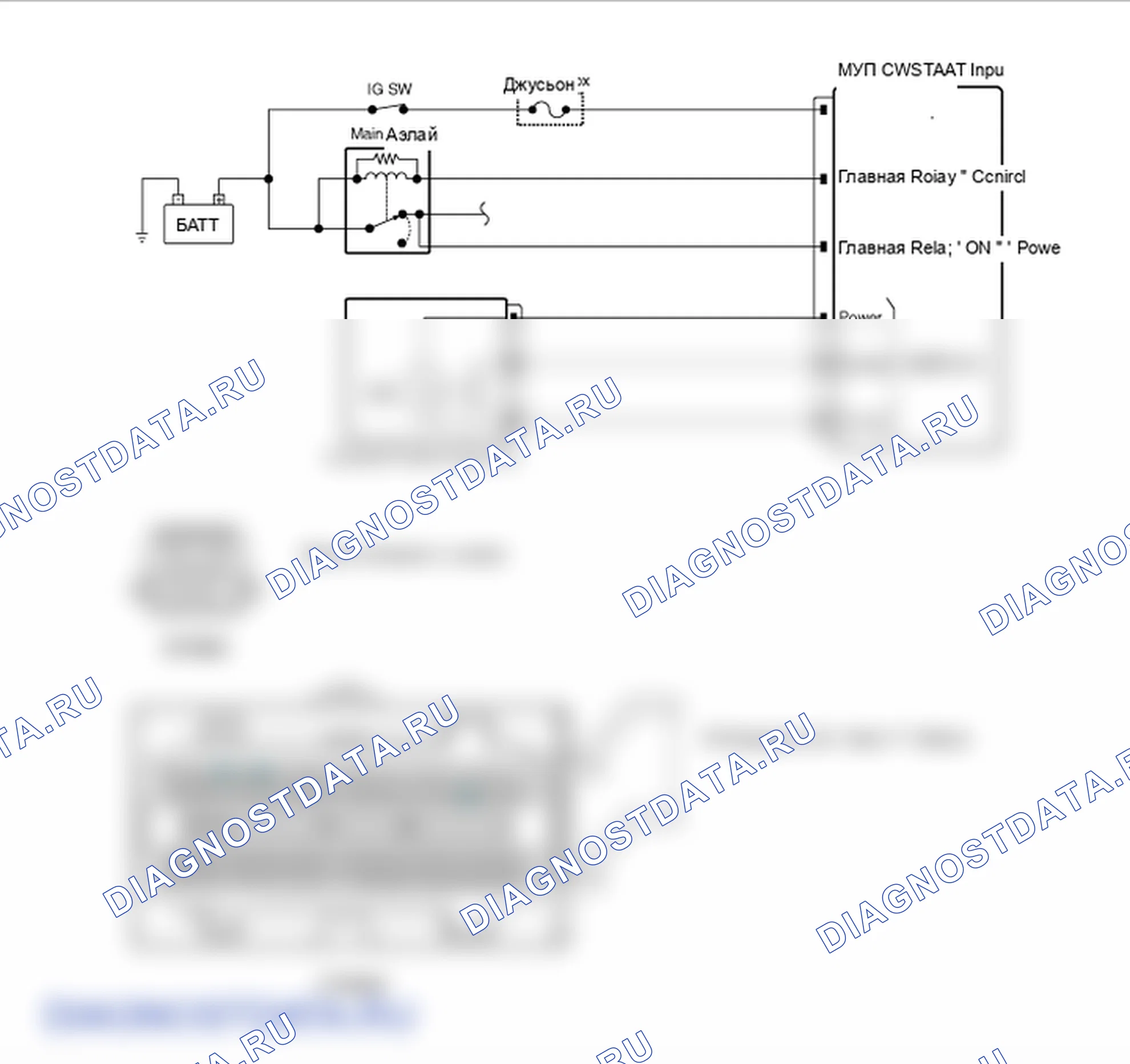 Фрагмент электросхемы: P0346. Hyundai Santa Fe CM