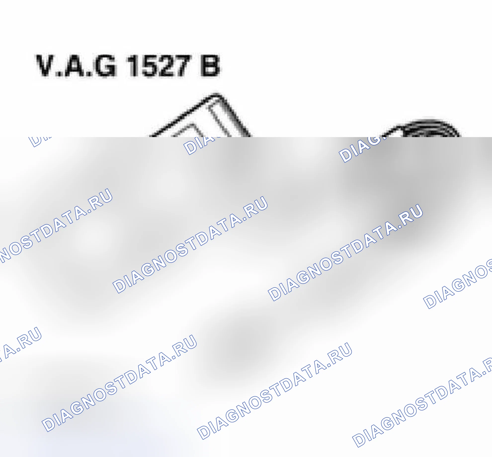 Рис. 20: Насос охлаждающей жидкости после прогона, проверка. Volkswagen Golf Mk4