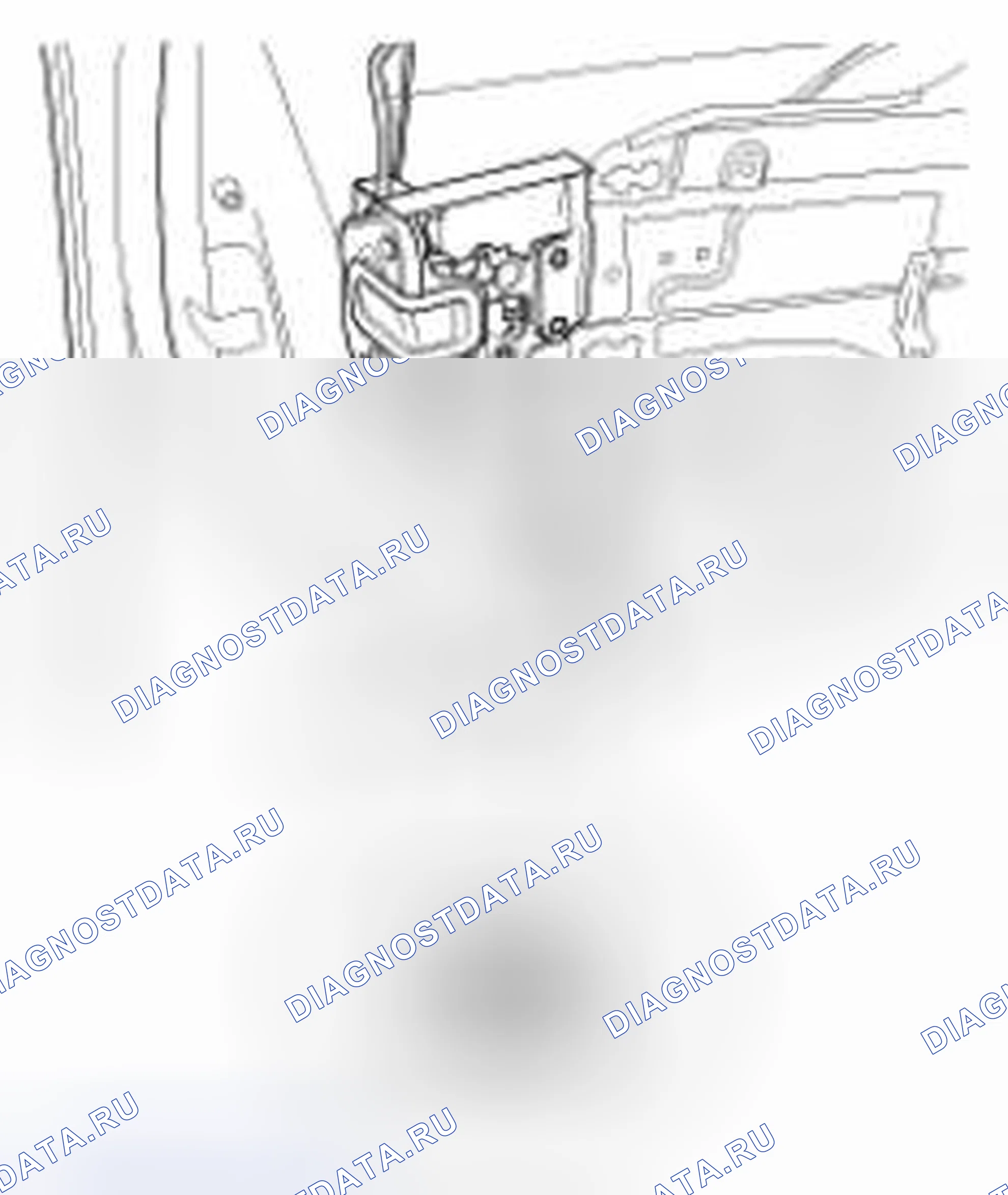 Рис. 36: ВЫКЛЮЧАТЕЛЬ ЗАМКА ПЕРЕДНЕЙ ДВЕРИ. Geely Panda I