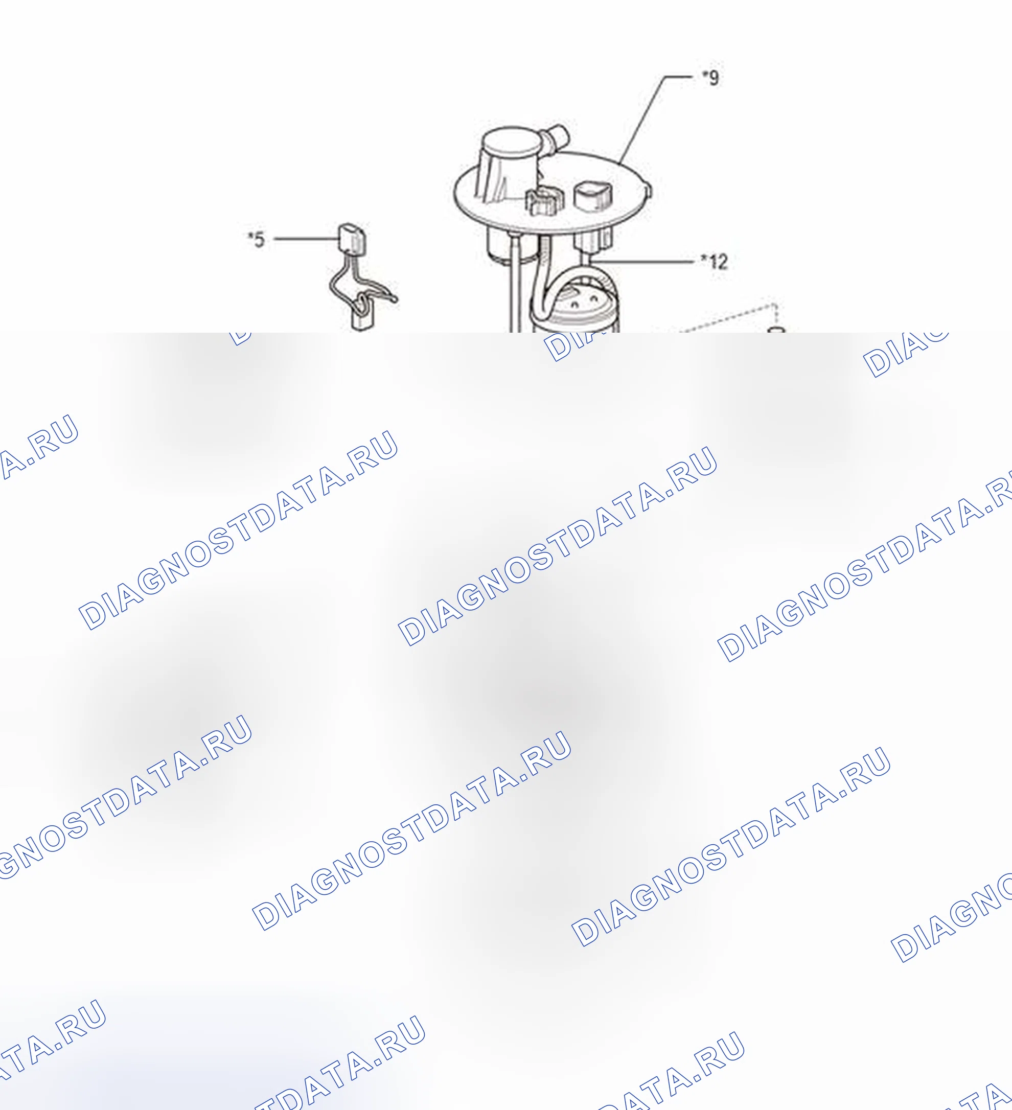 Рис. 122: ИЛЛЮСТРАЦИЯ. Toyota Corolla XI