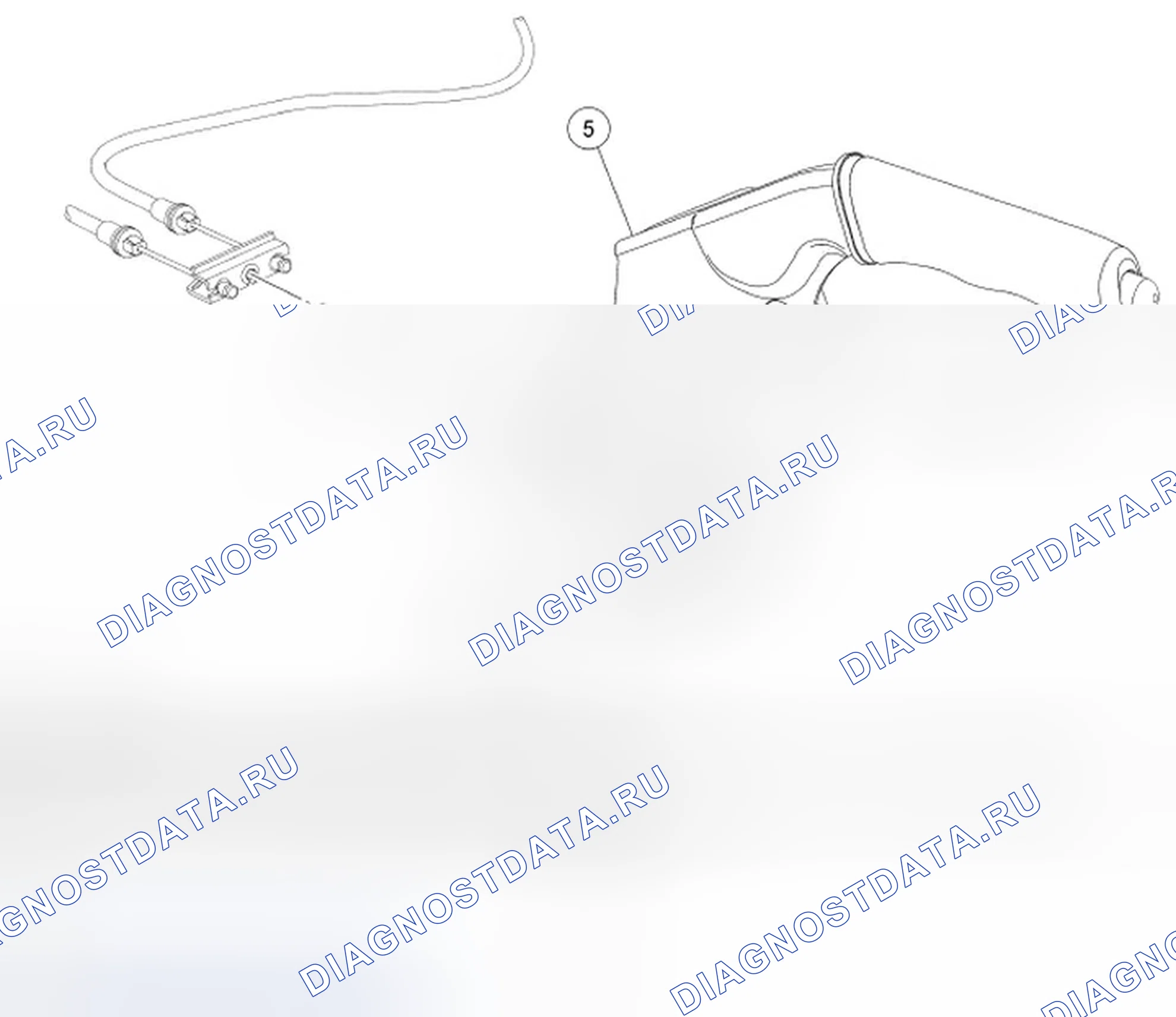 Рис. 2: Управление стояночным тормозом. Ford Focus II