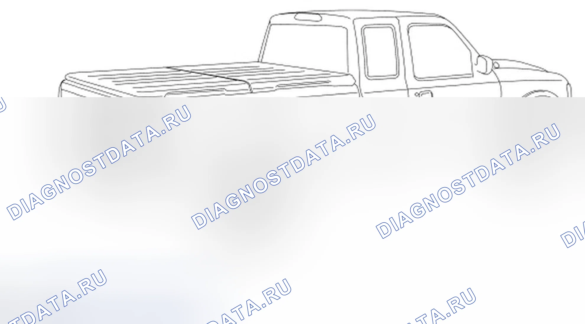 Рис. 31: Границы тела. Ford Ranger II рестайлинг