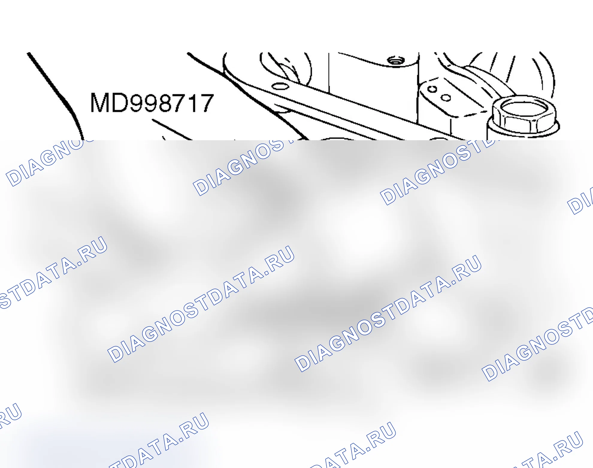 Рис. 305: >> C <<МОНТАЖ МАСЛЯНОГО УПЛОТНЕНИЯ. Mitsubishi Lancer Evolution IX