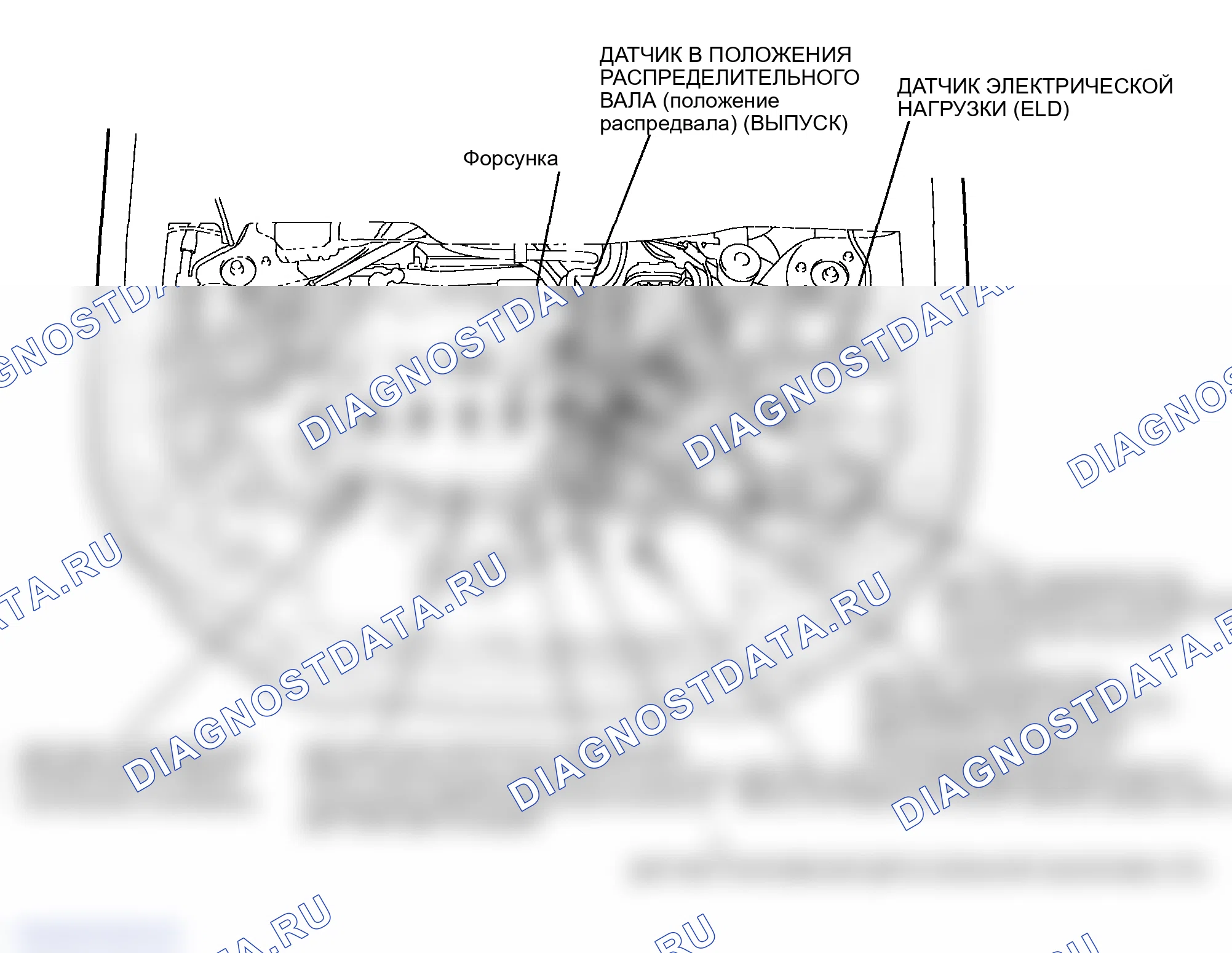 Рис. 1: Указатель расположения компонентов. Honda Element YH2