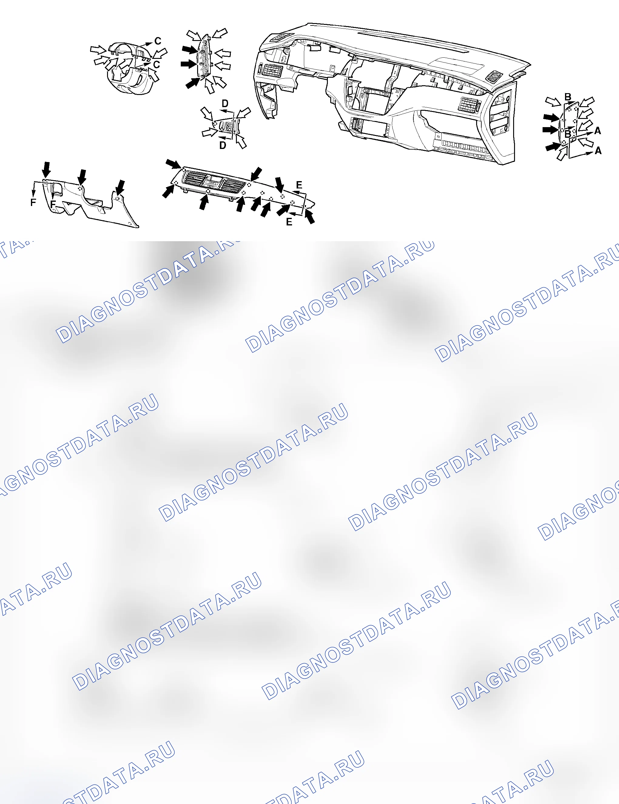 Рис. 8: ПОЛОЖЕНИЕ ЗАЖИМА И ЗАХВАТА. Mitsubishi Lancer Evolution IX