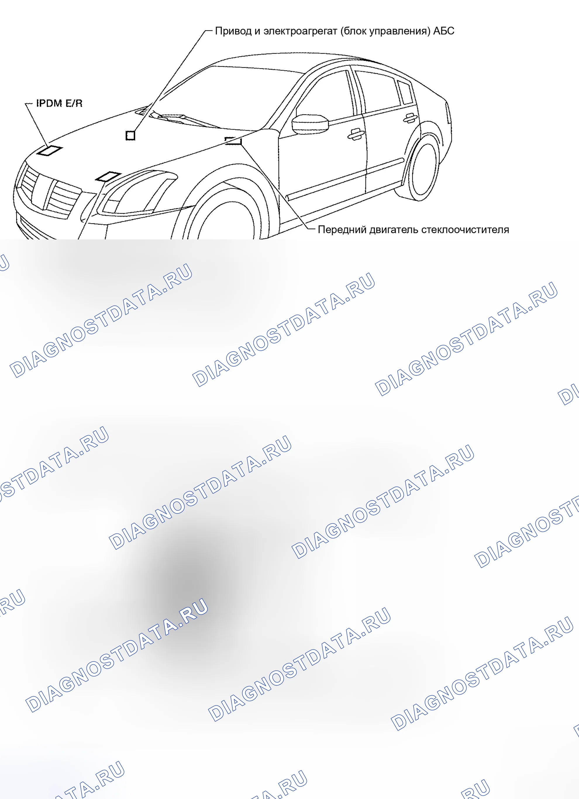 Рис. 35: МОТОРНЫЙ ОТСЕК. Honda Prelude I