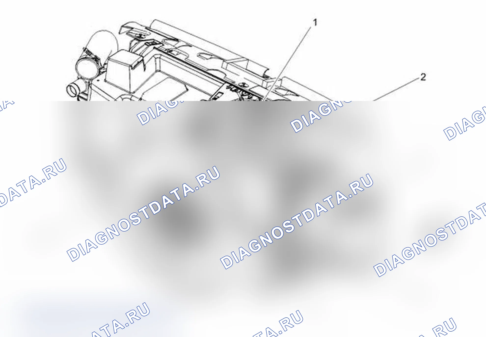 Рис. 51: Передняя часть компонентов моторного отсека (LGH). Chevrolet Express G1500 