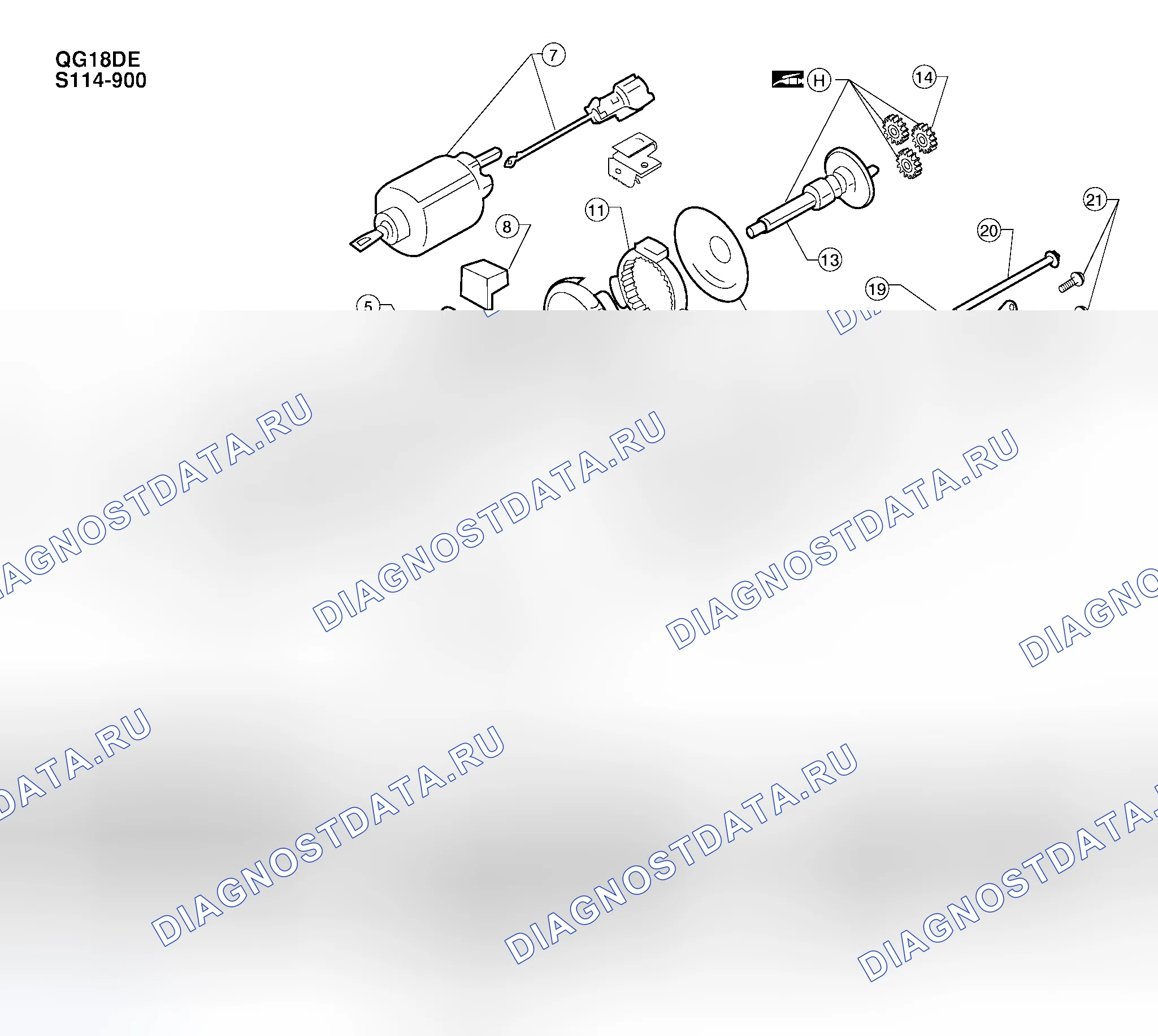 Рис. 1: Конструкция. Honda Stream I