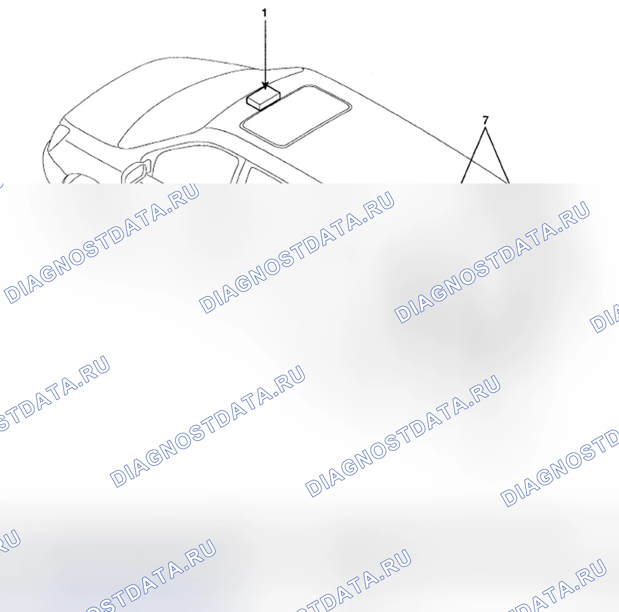 Рис. 93: РАСПОЛОЖЕНИЕ КОМПОНЕНТОВ. Kia Sedona II