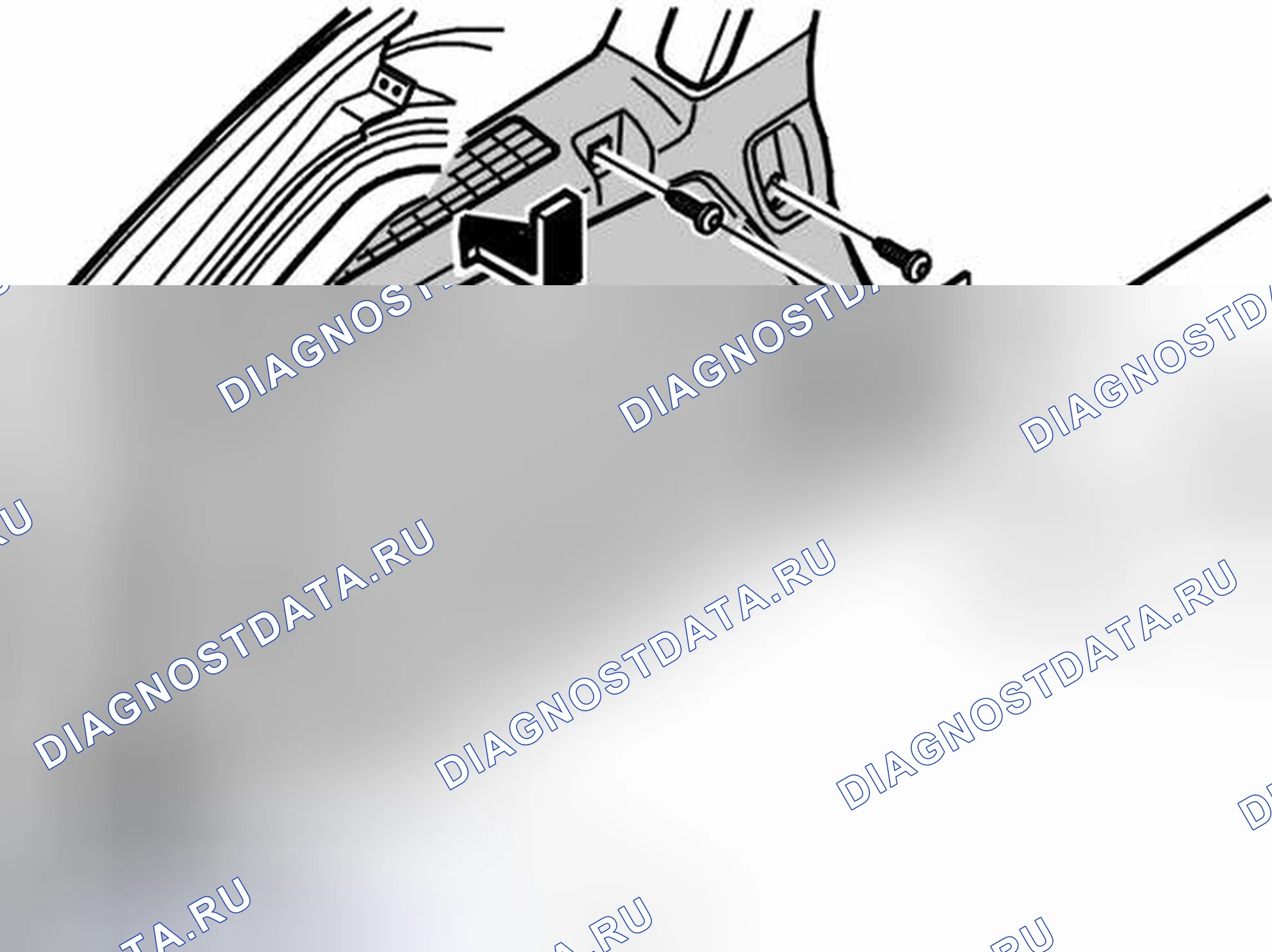 Рис. 227: УСТАНОВКА ГРУЗОВОГО ОТСЕКА БОКОВОЙ ПАНЕЛИ (ПЯТИМЕСТНЫЙ ВАРИАНТ). Volvo XC90 I