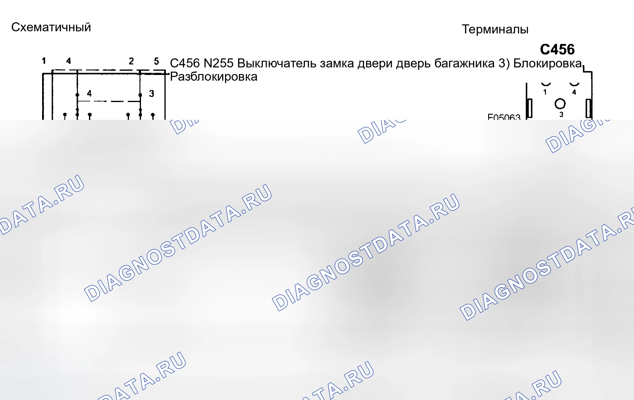 Рис. 21: ВЫКЛЮЧАТЕЛЬ ЗАМКА ДВЕРИ дверь багажника. Ford Explorer Sport Trac I