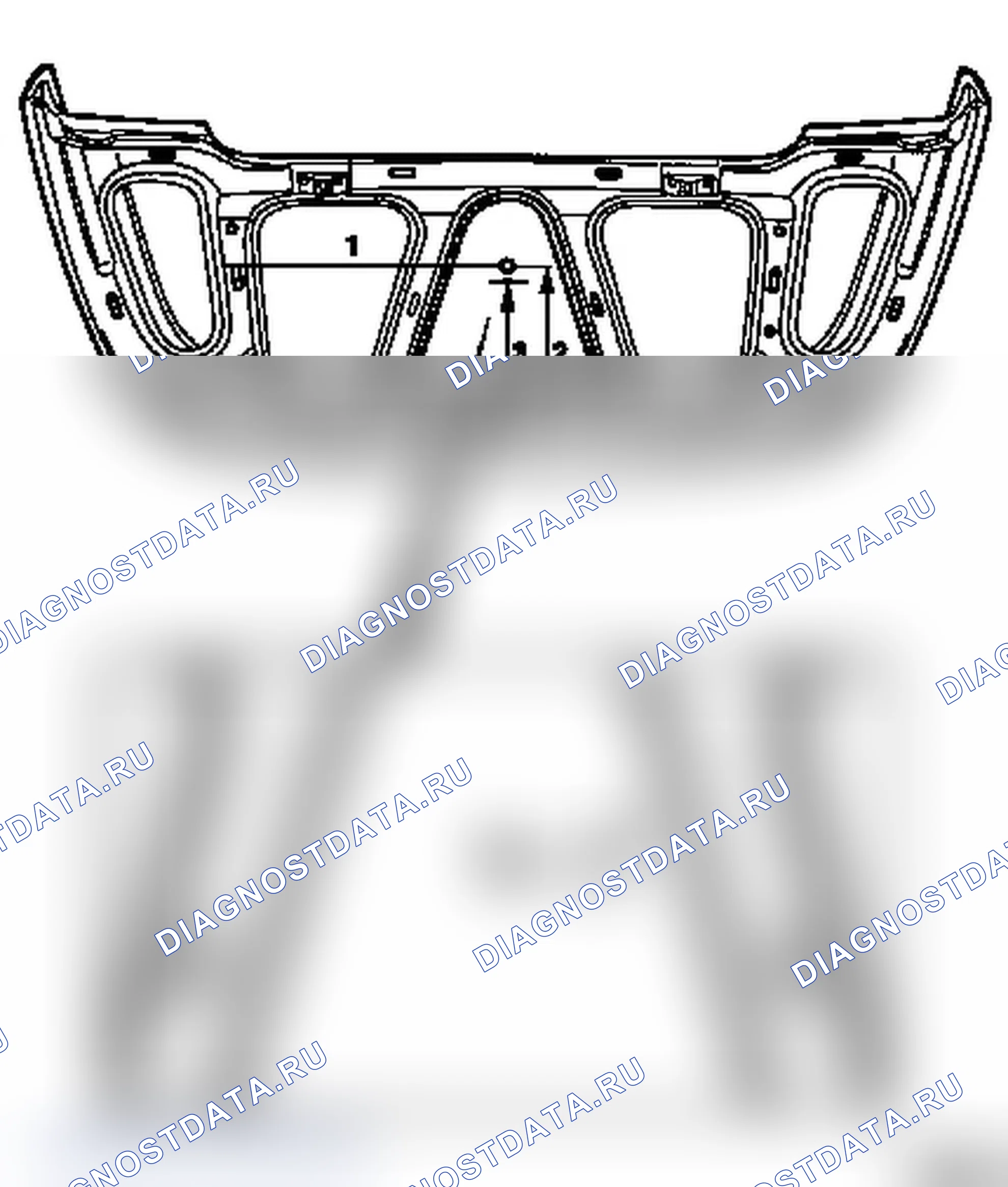 Замена крышки отсека для складной крыши (модель F67). Opel Astra G
