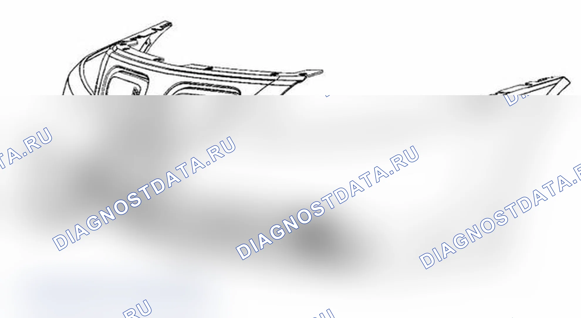 Рис. 49: Замена кронштейна переднего номерного знака. Pontiac G6 I final